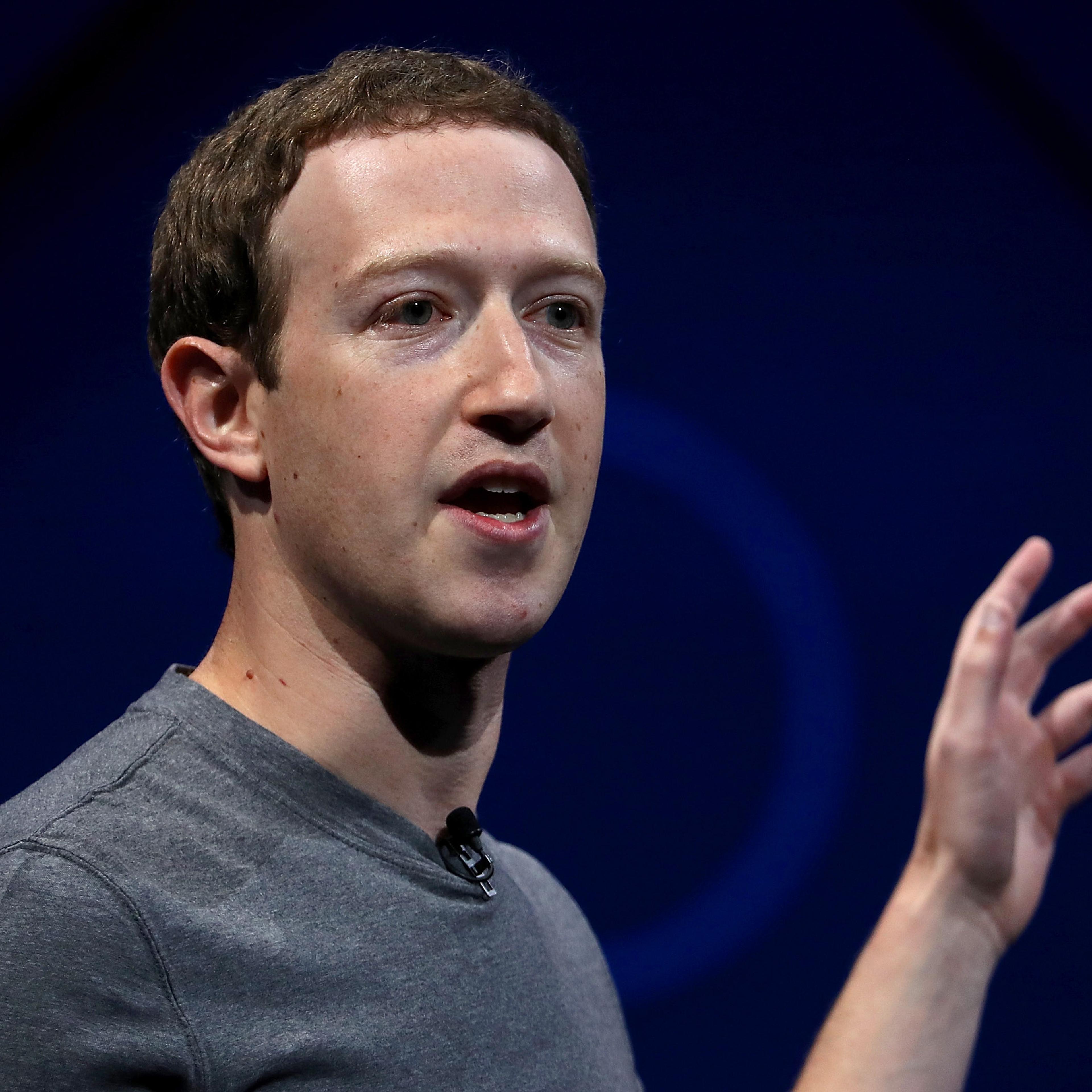 Mark Zuckerberg Delivers Keynote Address At Facebook F8 Conference
