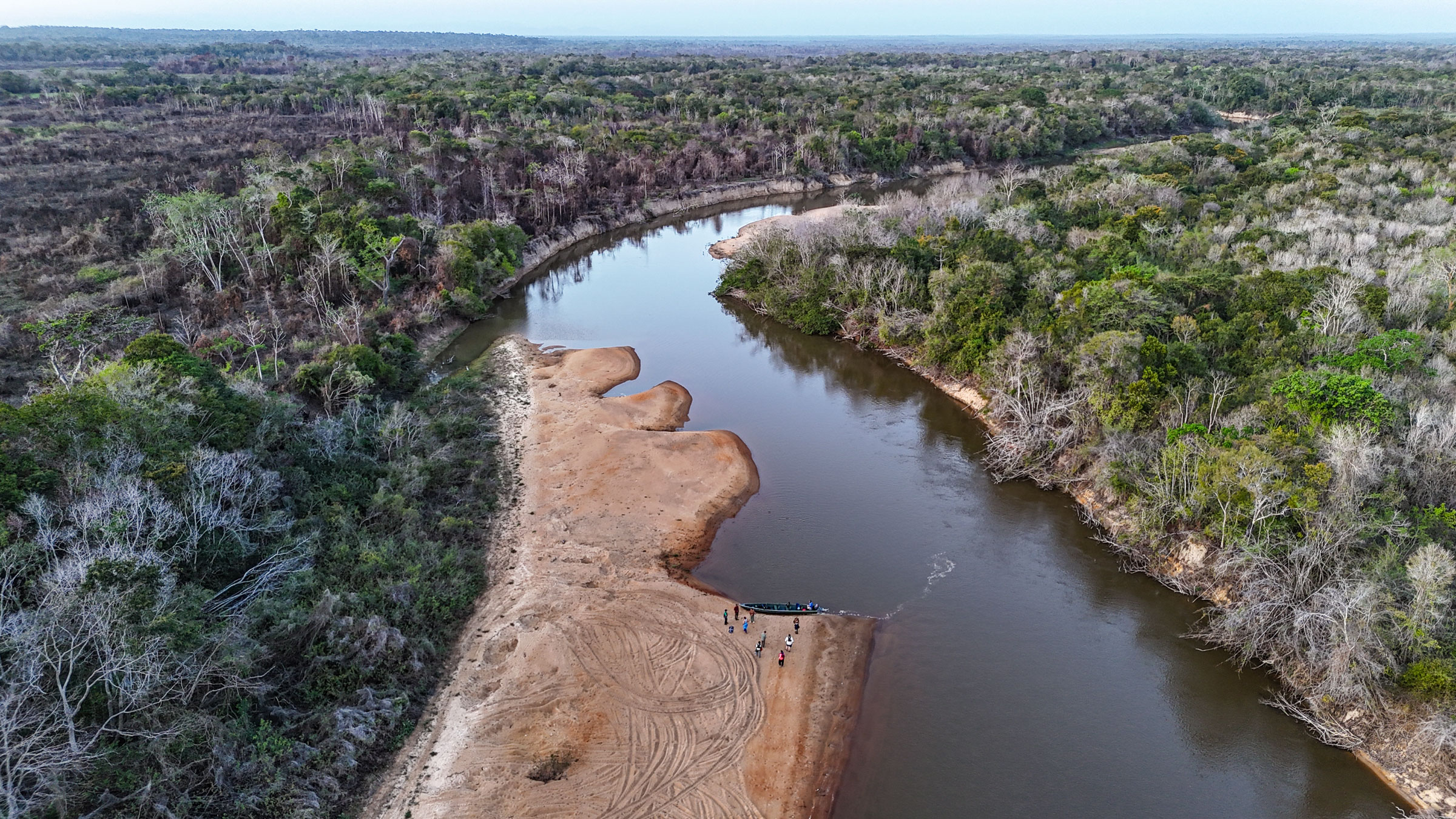 The Rupununi River in Guyana