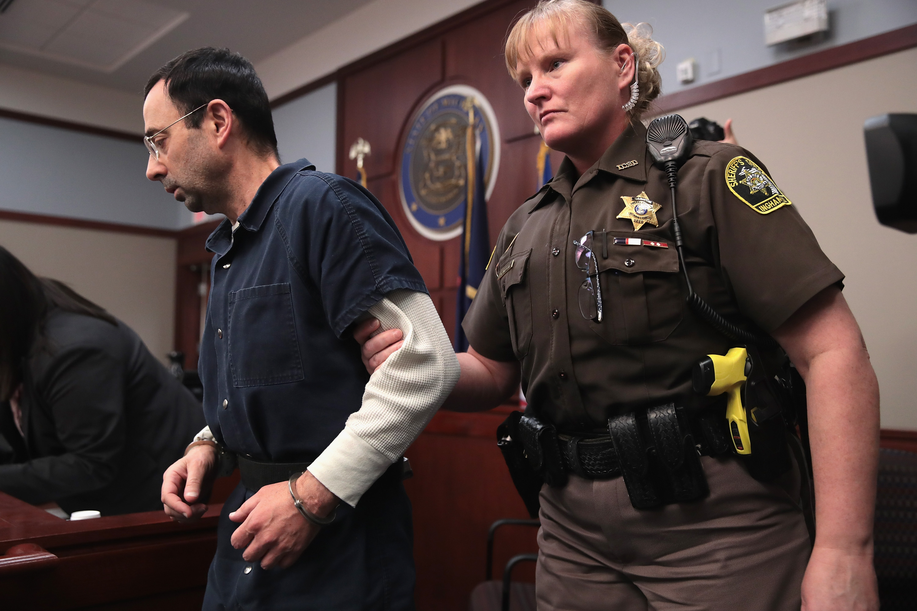 USA Gymnastics Doctor Larry Nassar Sentenced On Multiple Sexual Assault Charges