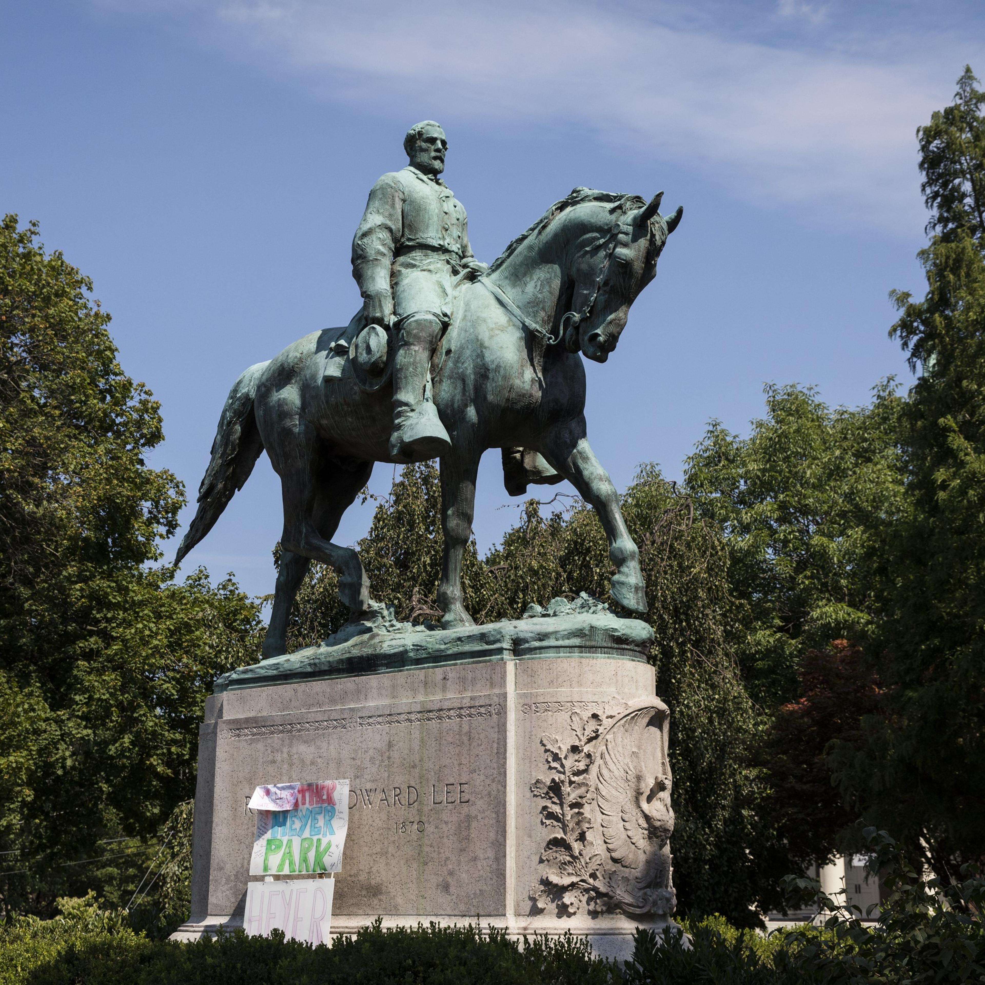 Memorial for Heather Heyer, victim in Charlottesville attack