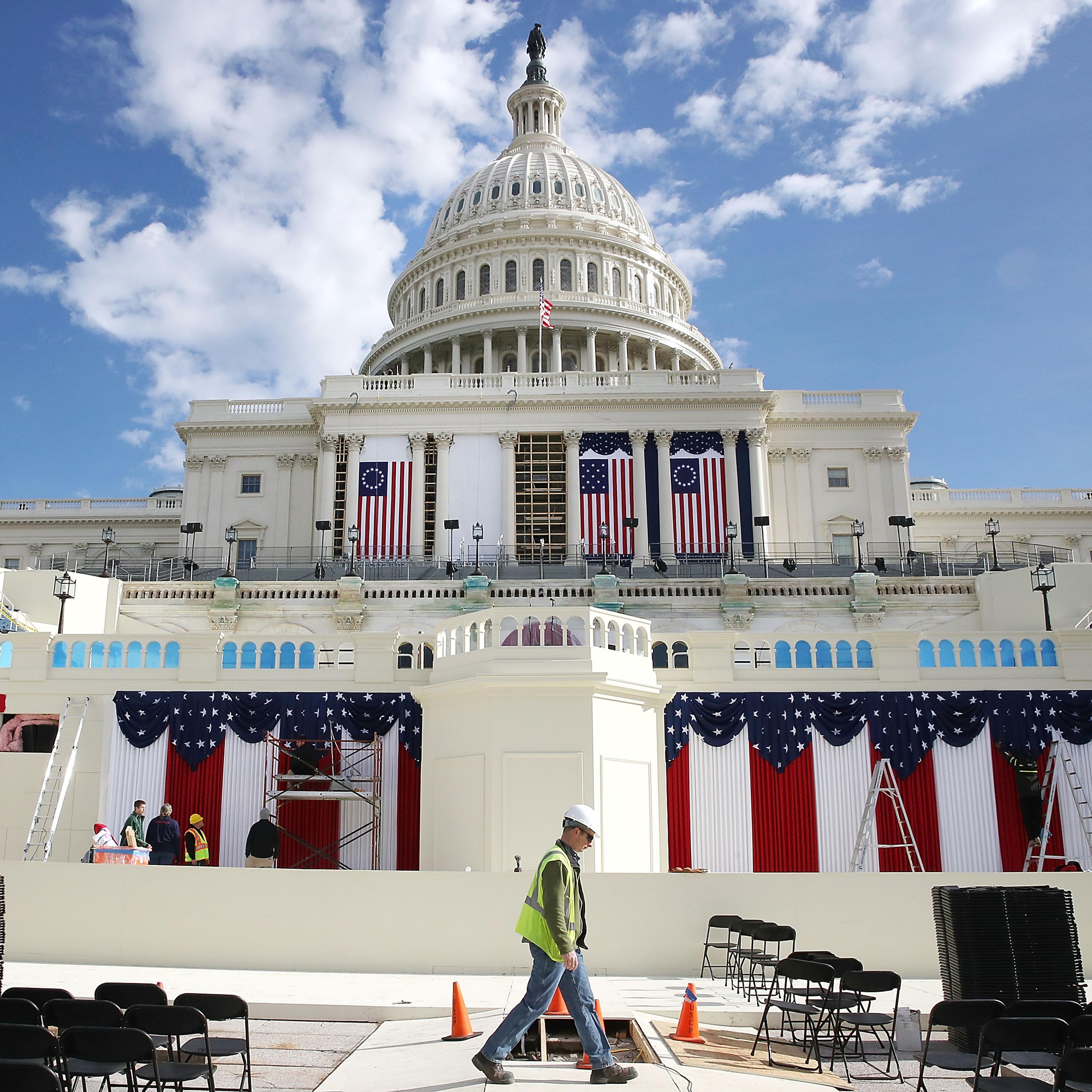 Washington DC Prepares For Presidential Inauguration