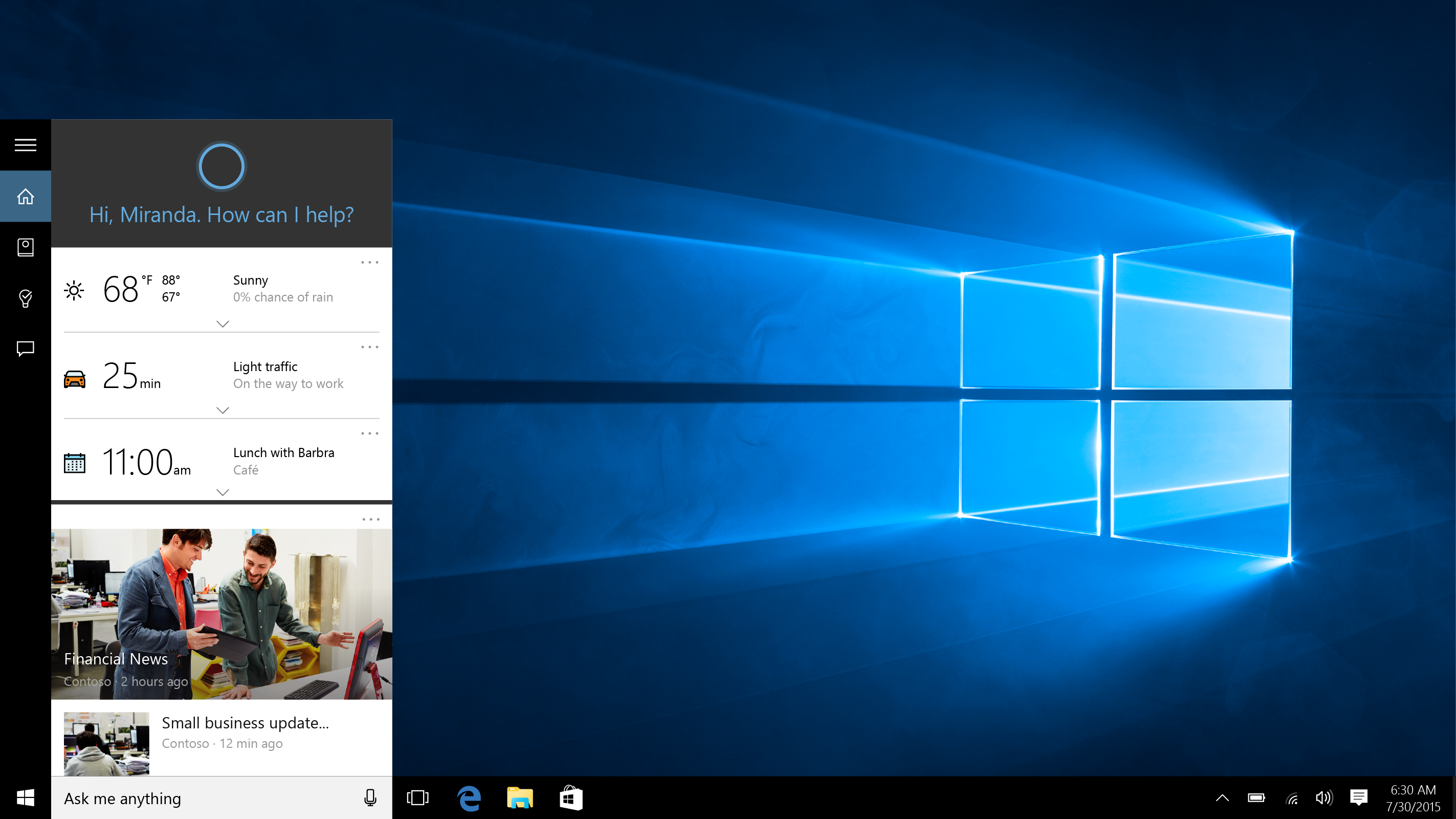Cortana Search