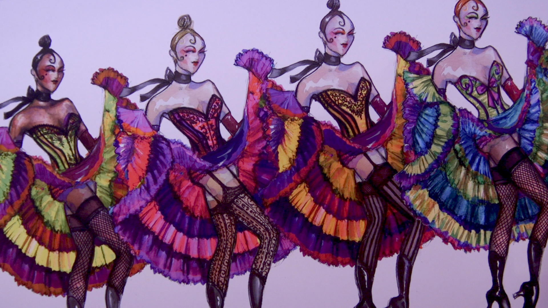 Moulin Rouge costume design