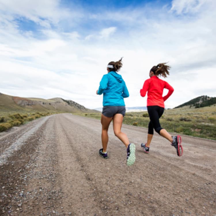two-women-running-exercise