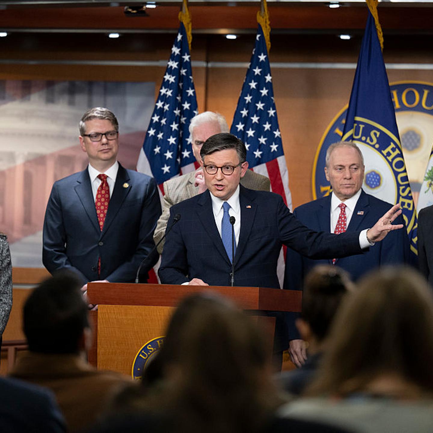 Speaker Johnson Holds Press Conference With House GOP Leaders
