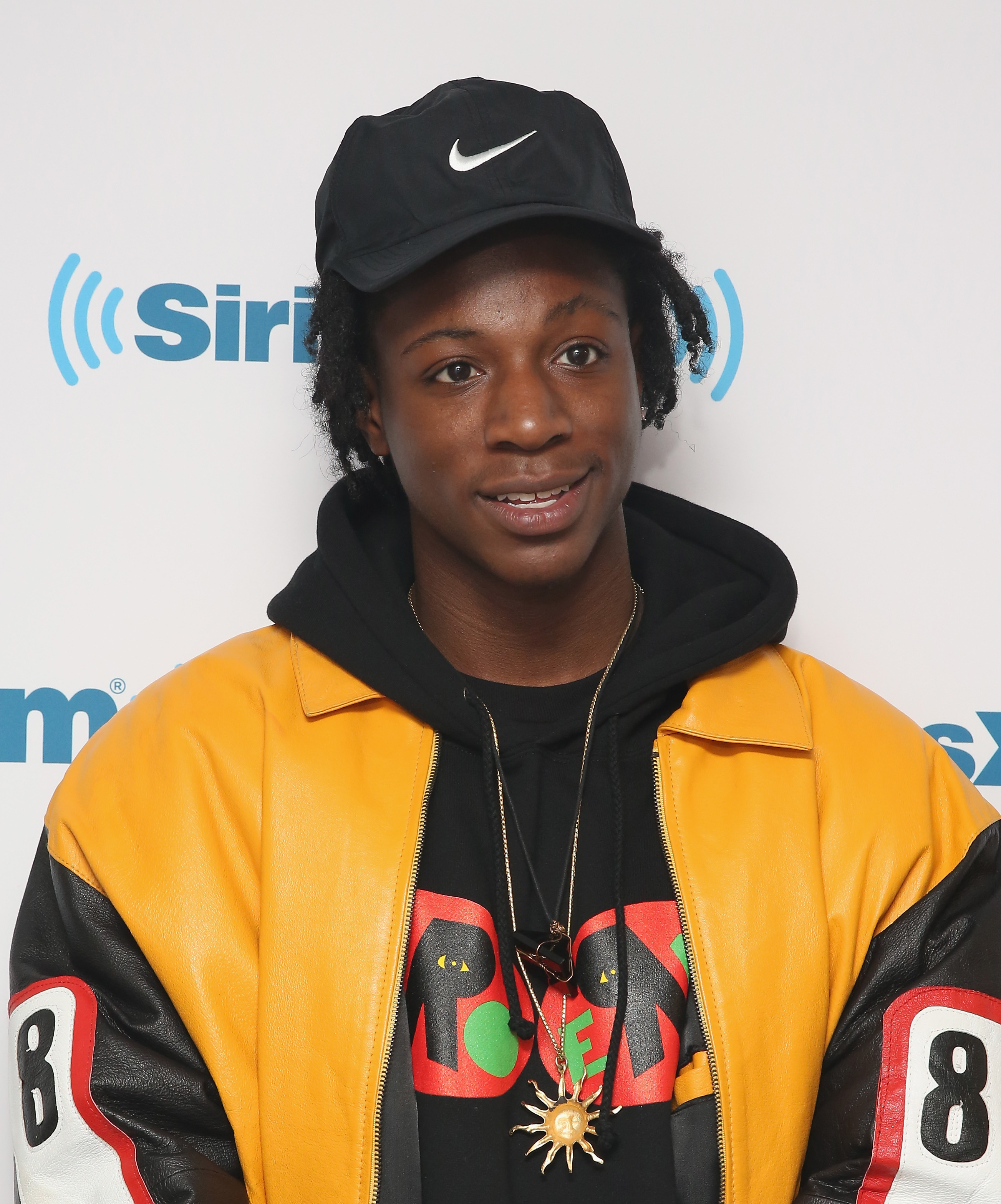 Joey Bada$$ visits at SiriusXM Studios on Jan. 20, 2015 in New York City.