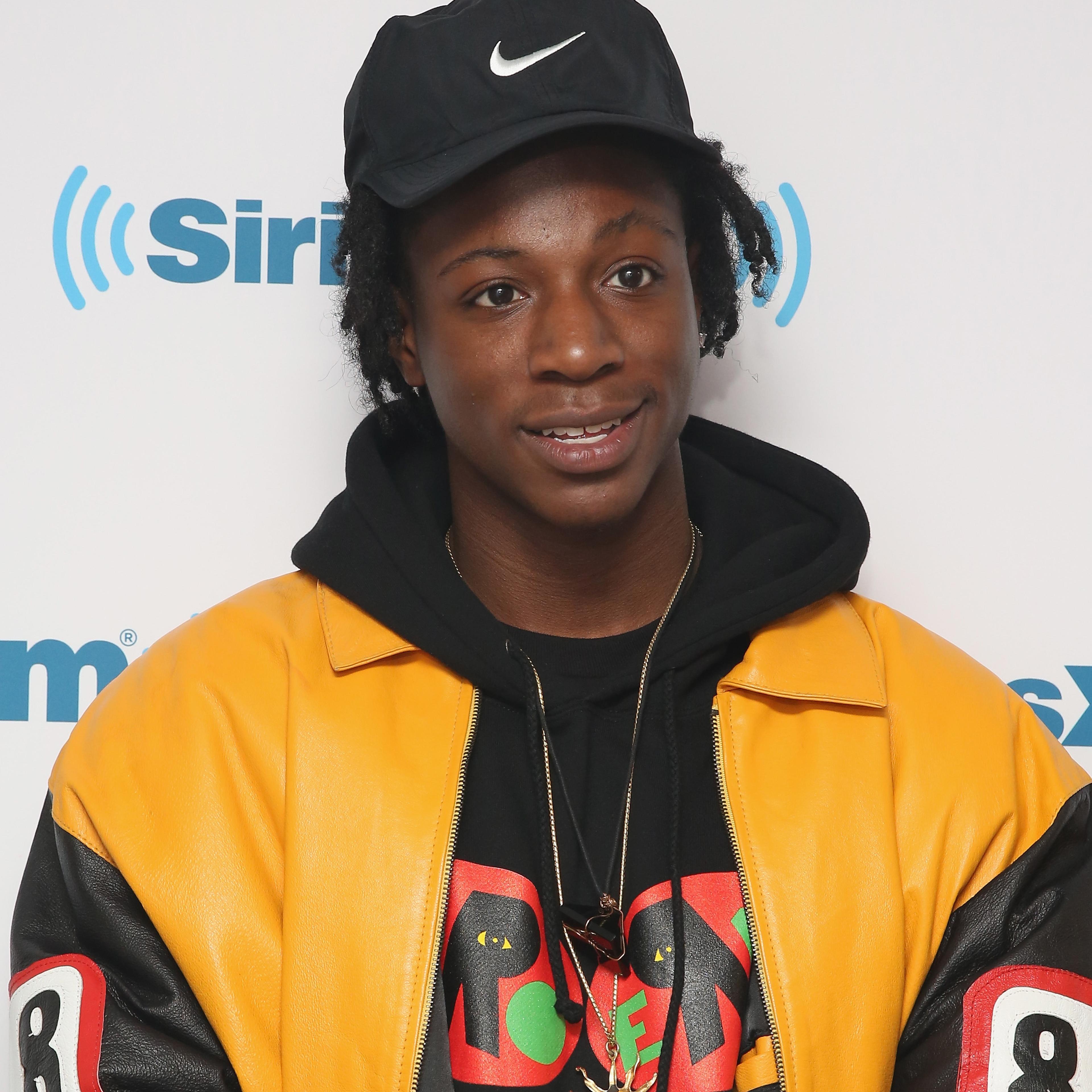 Joey Bada$$ visits at SiriusXM Studios on Jan. 20, 2015 in New York City.