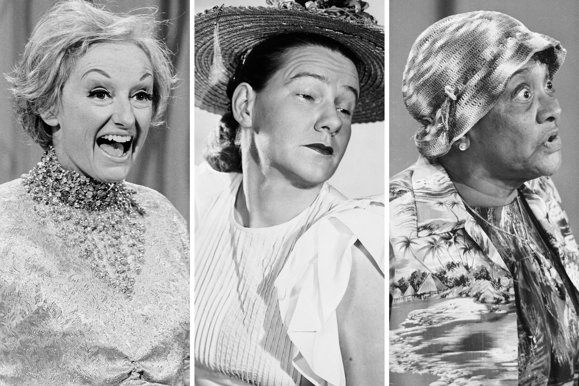 Phyllis Diller; Minnie Pearl; Jackie Mabley