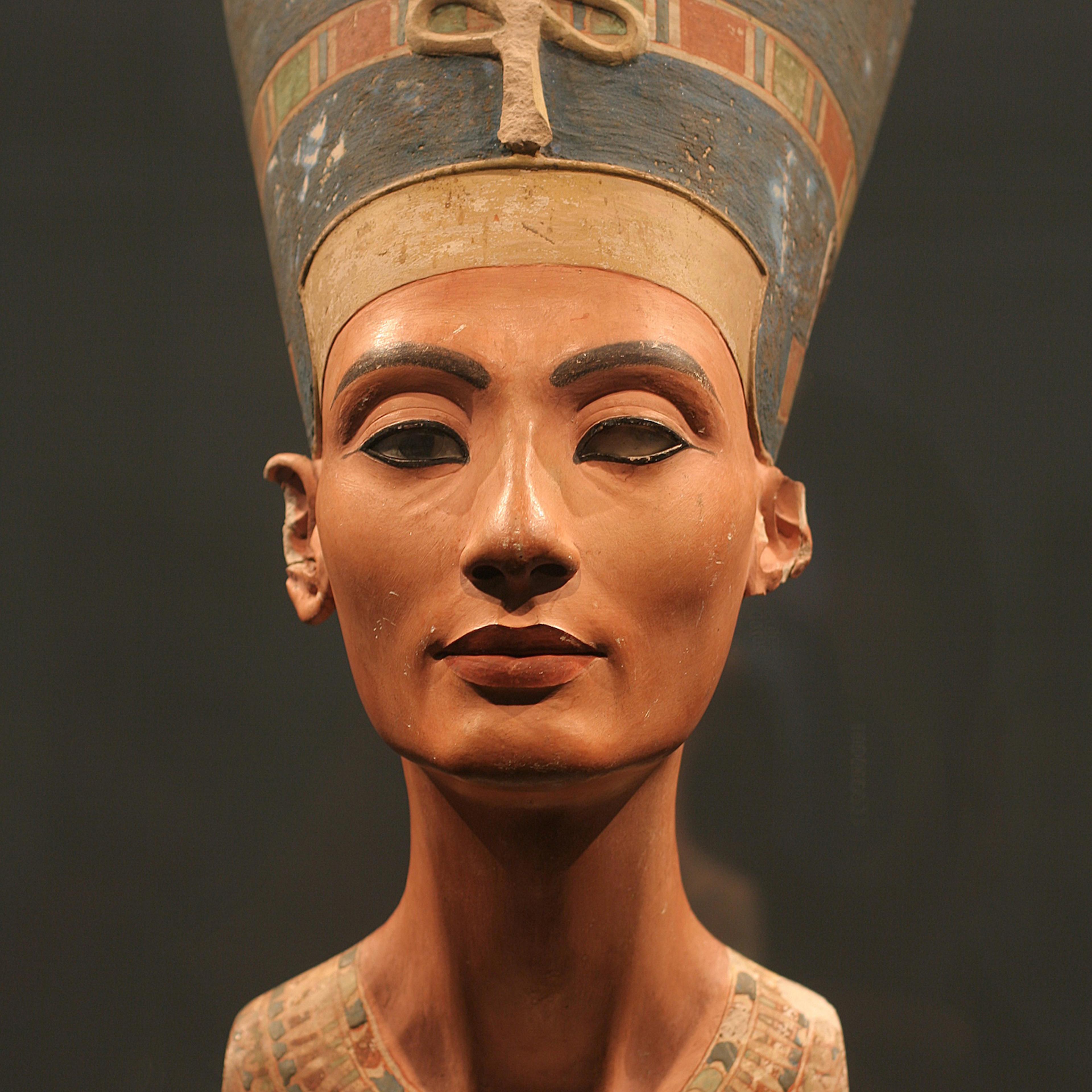 The Nefertiti Bust, ca 1350 BC. Artist: Ancient Egypt