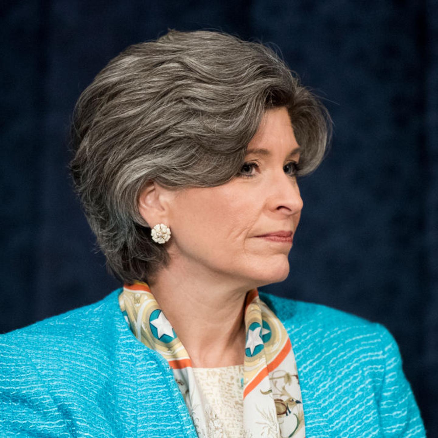 Senator Joni Ernst arrives at Andrew Wheeler EPA Confirmation Hearing