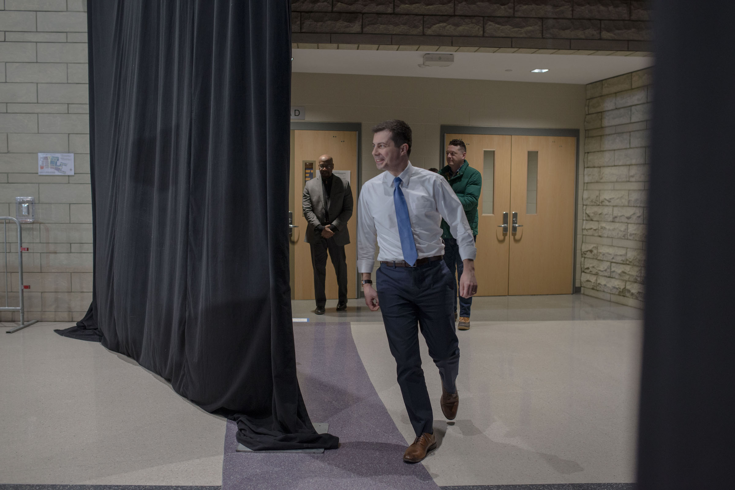 Pete Buttigieg Town Hall in North Liberty, IA on Jan. 27, 2020. Phot by September Dawn Bottoms for TIME.