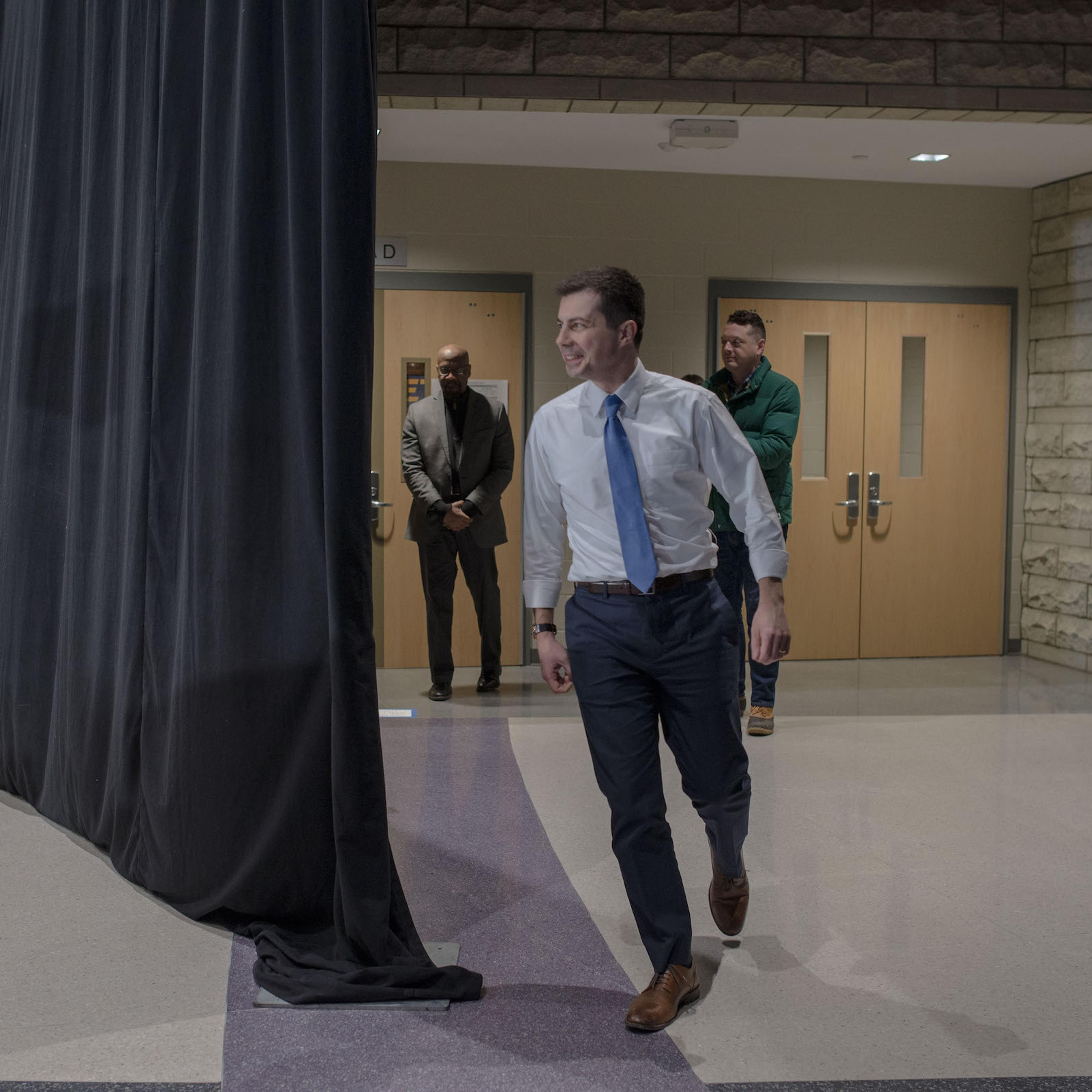 Pete Buttigieg Town Hall in North Liberty, IA on Jan. 27, 2020. Phot by September Dawn Bottoms for TIME.