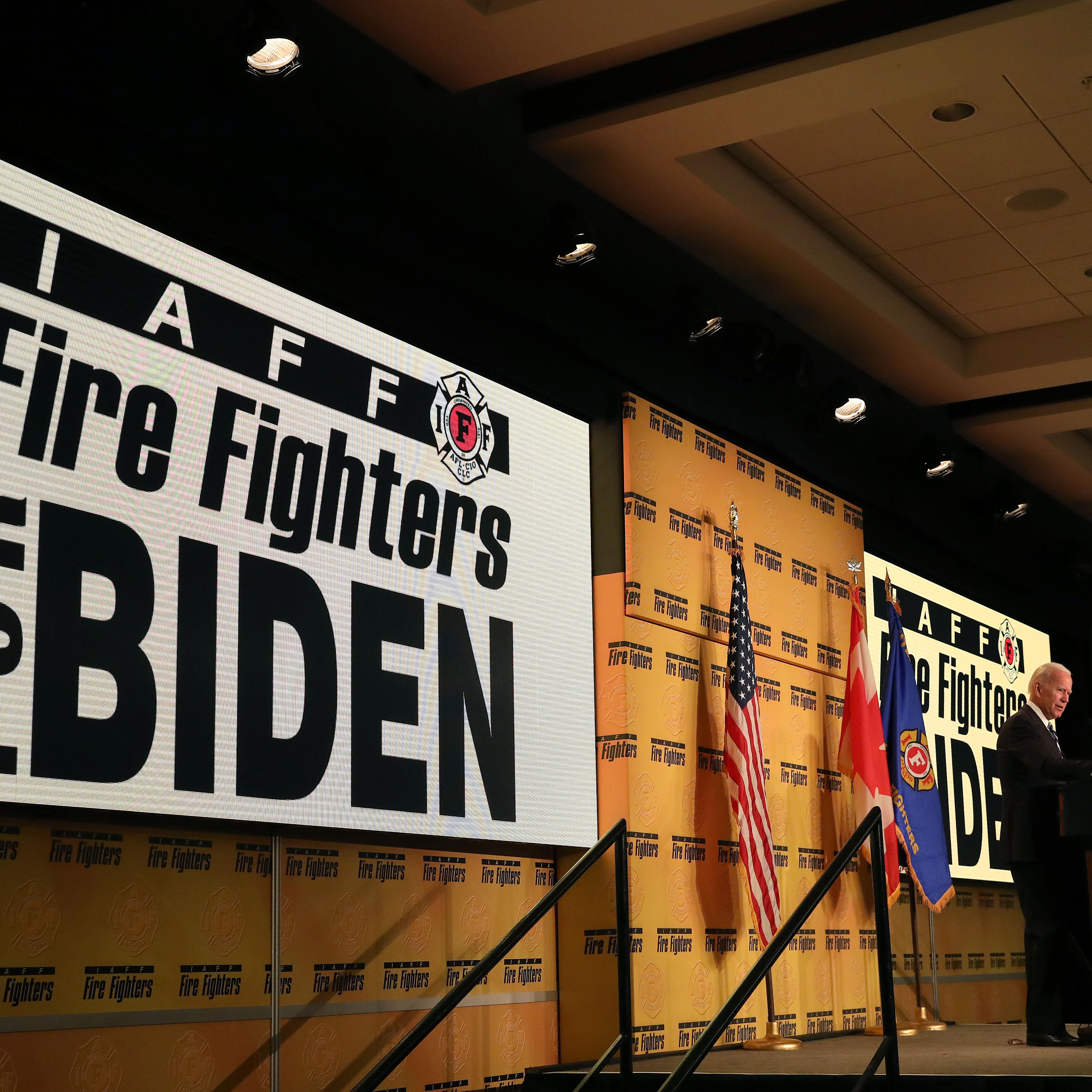 Former VP Joe Biden Addresses Int'l Association Of Fire Fighters Conference