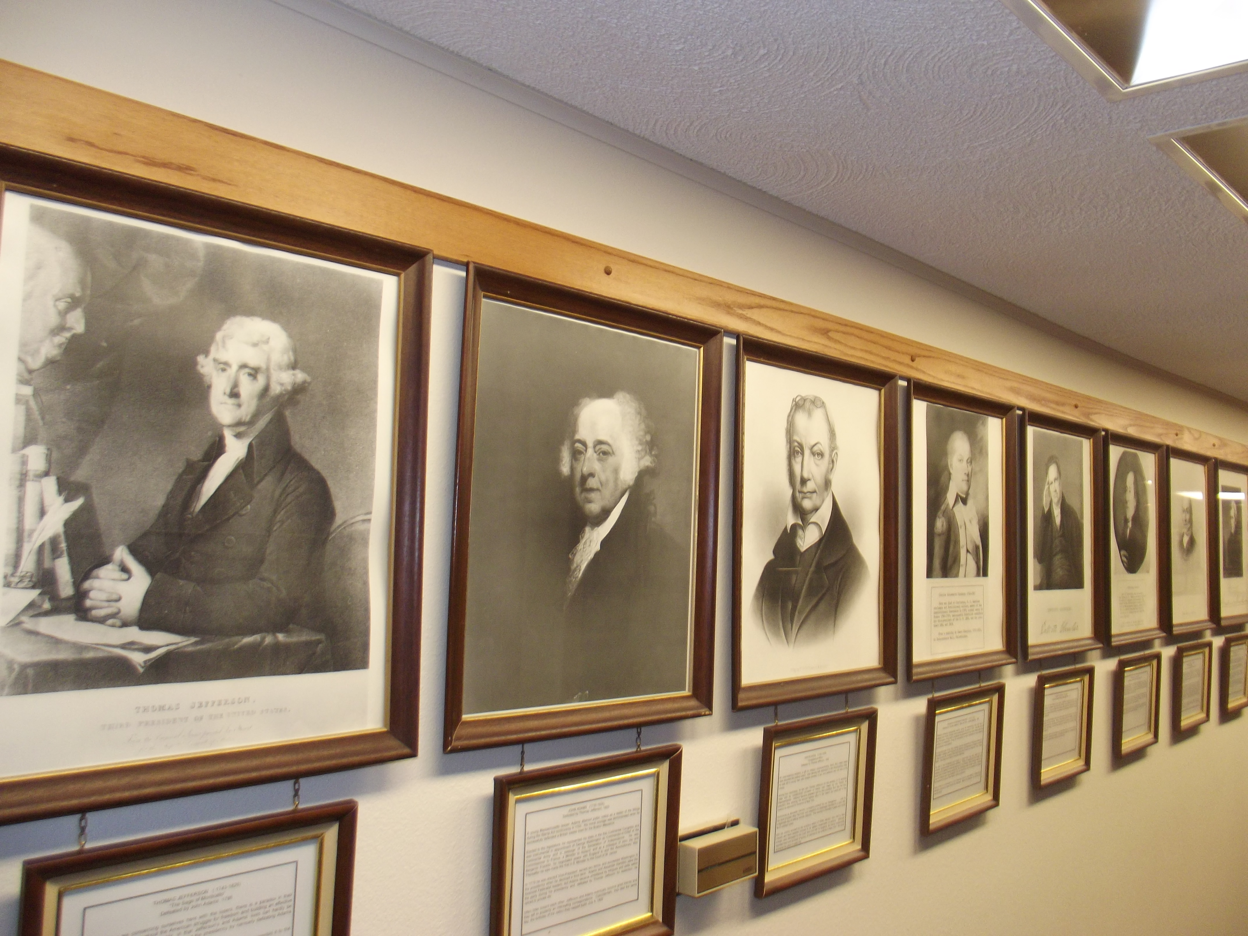 Sixty failed presidential candidates are featured in the “They Also Ran” gallery in in Norton, Kansas.