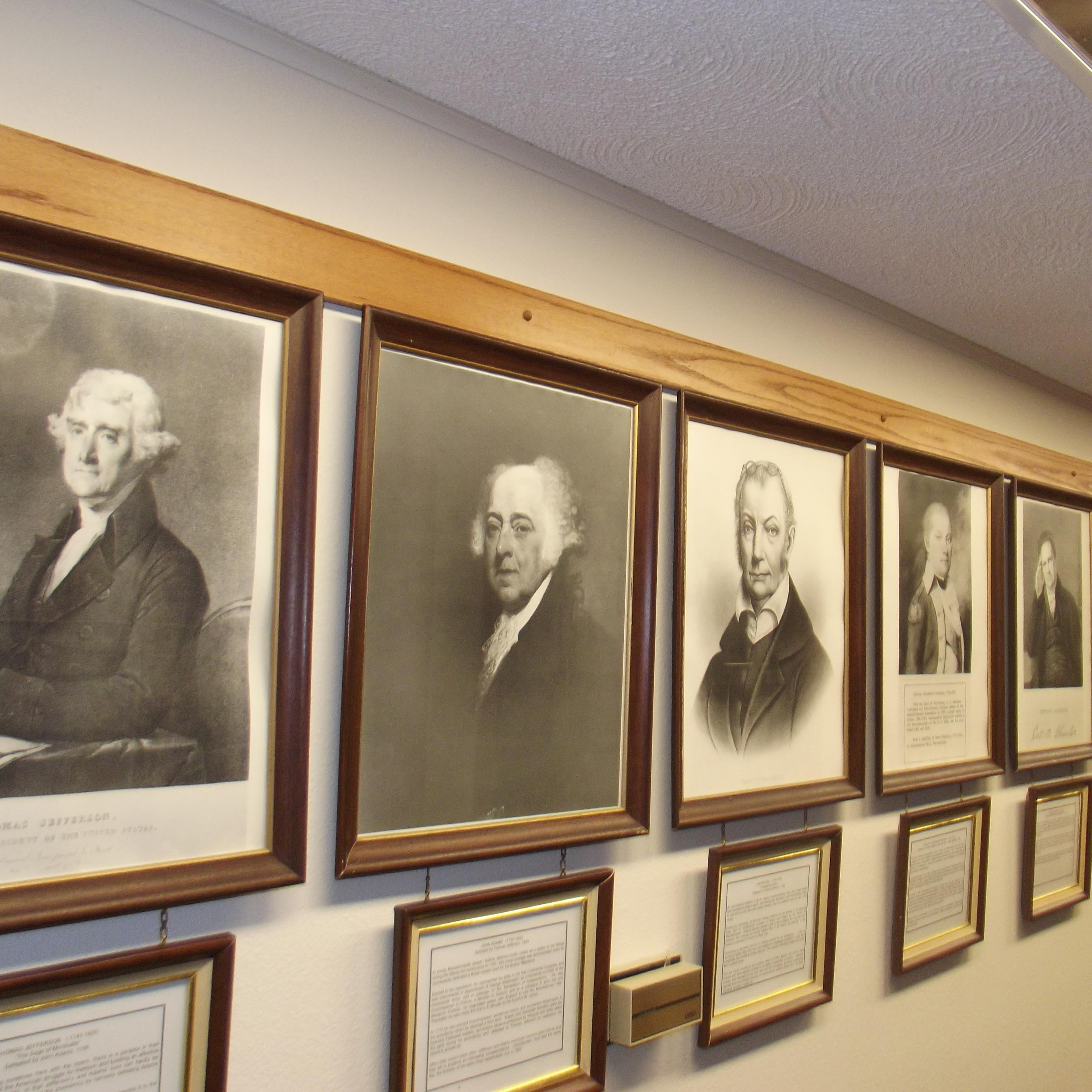 Sixty failed presidential candidates are featured in the “They Also Ran” gallery in in Norton, Kansas.