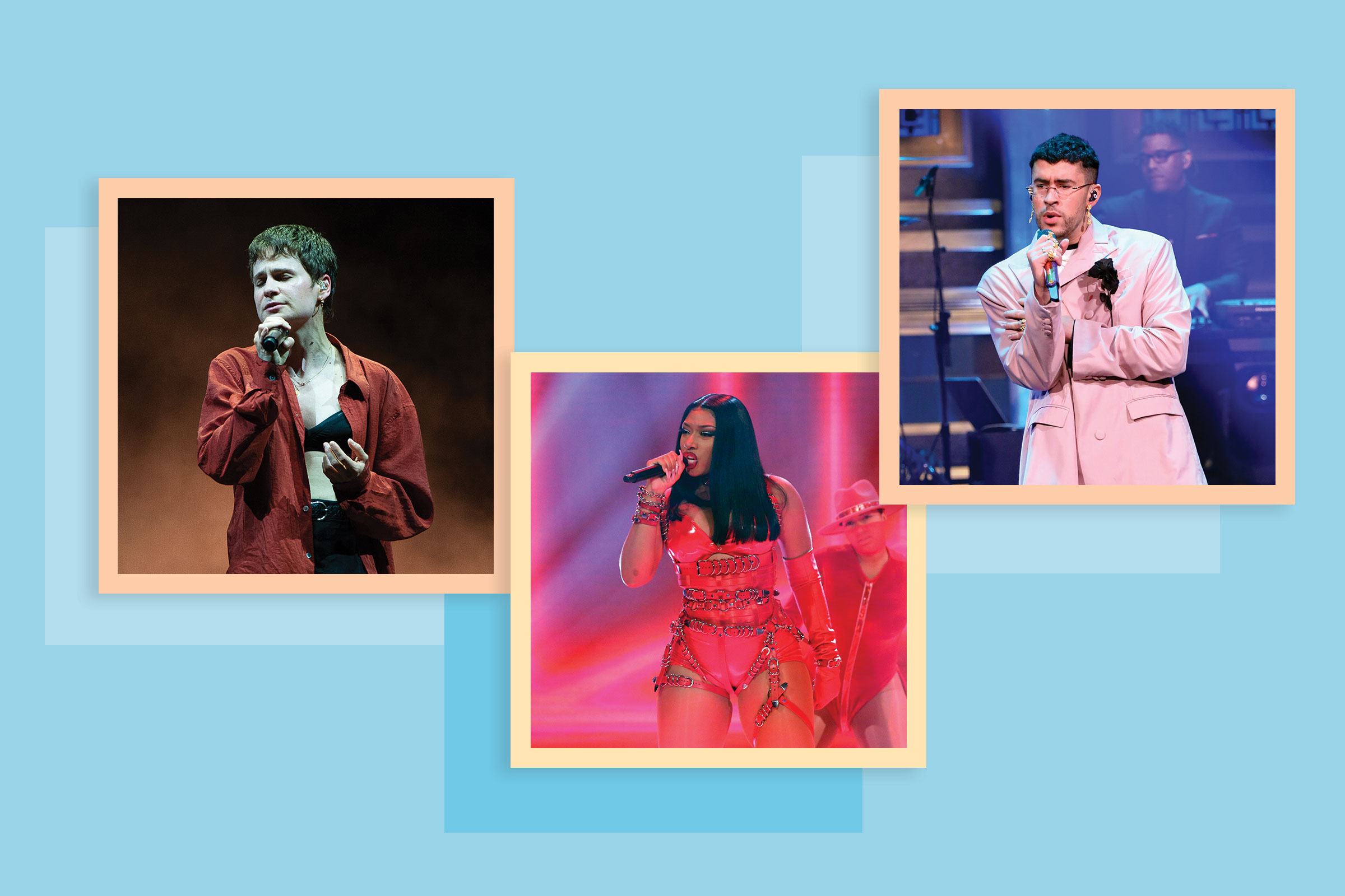 Christine and The Queens; Megan Thee Stallion; Bad Bunny