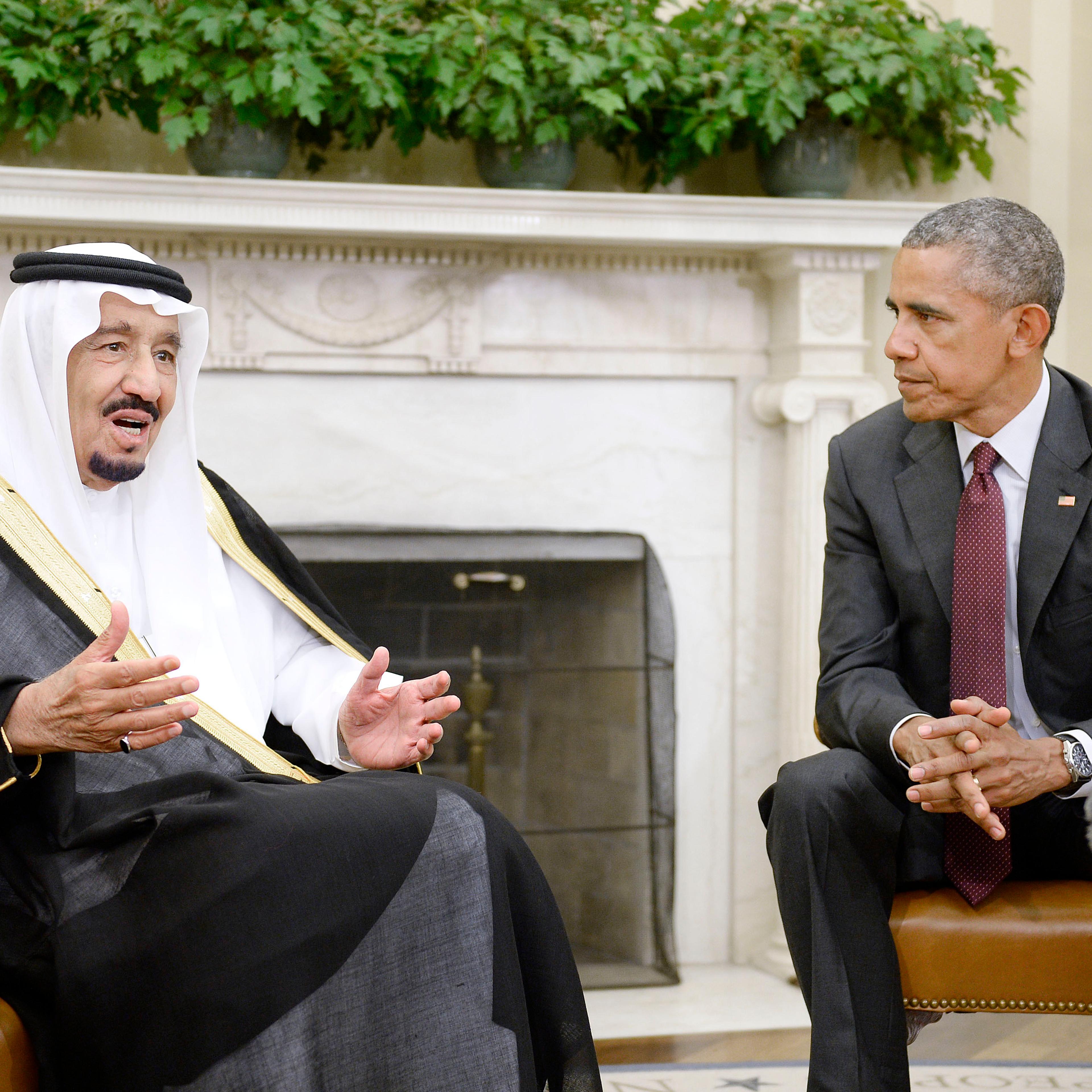 President Obama Hosts Saudi King Salman Bin Abd al Aziz At The White House