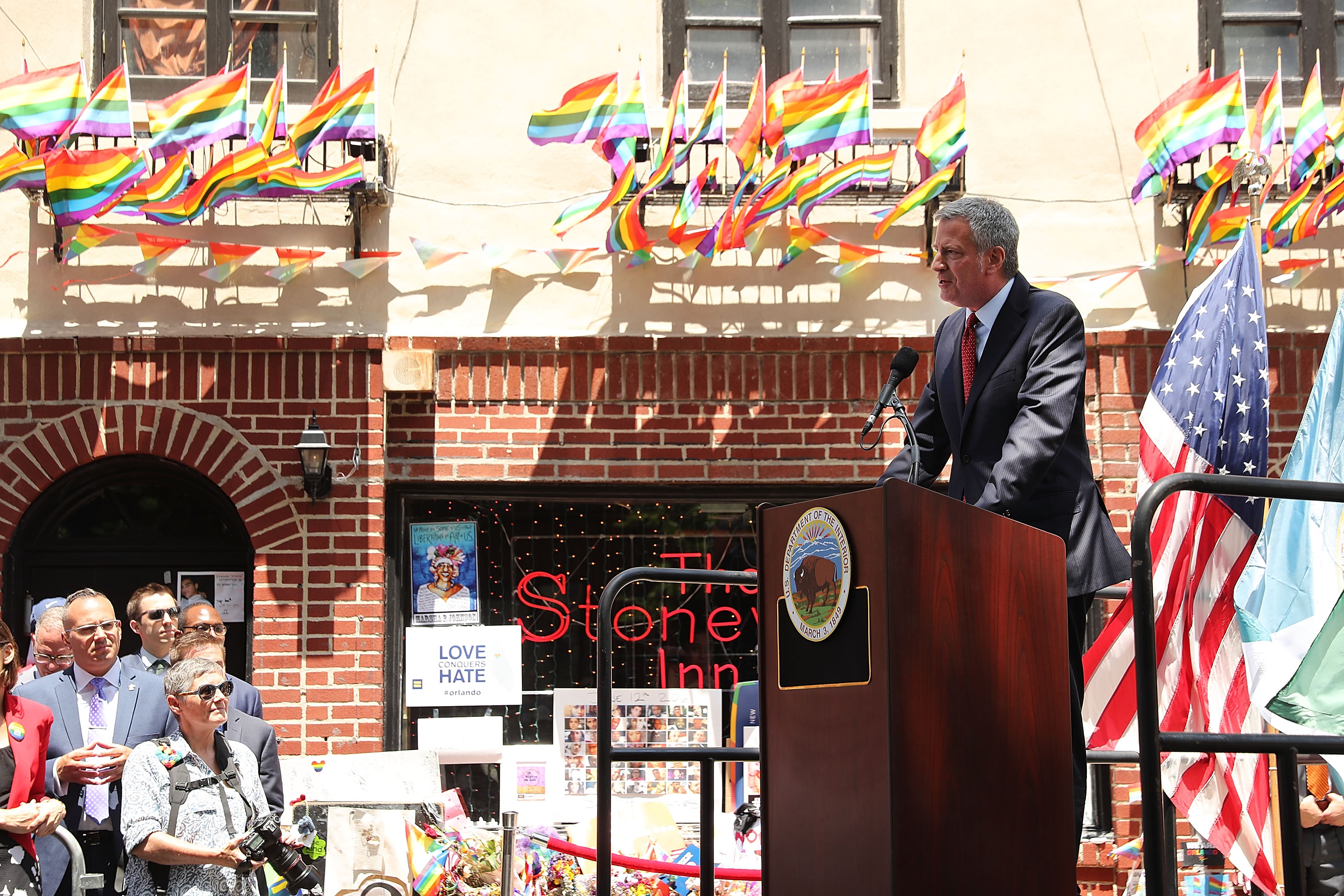 Stonewall Inn Is Dedicated As National Monument