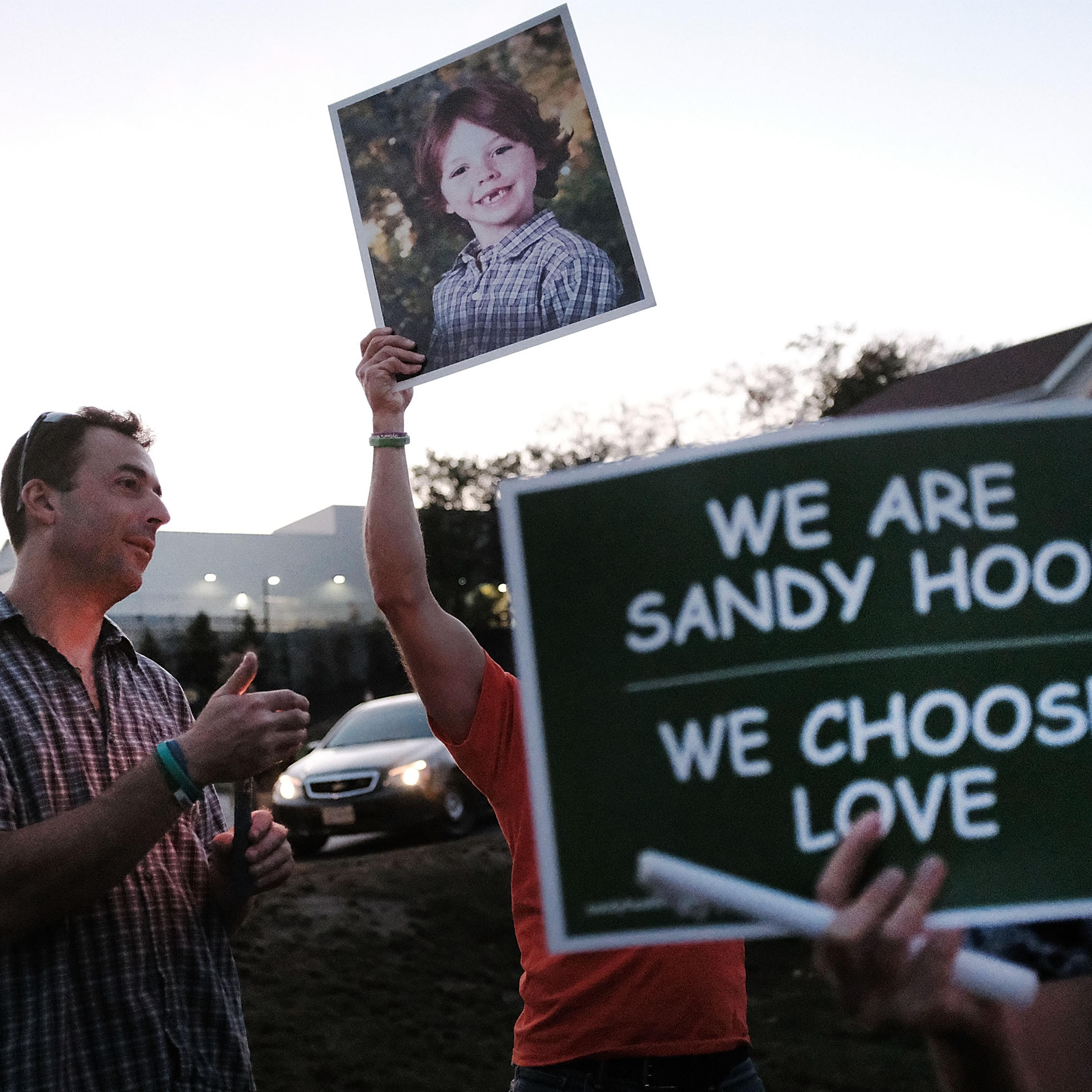Vigil Held In Newtown, Connecticut For Las Vegas Shooting Victims