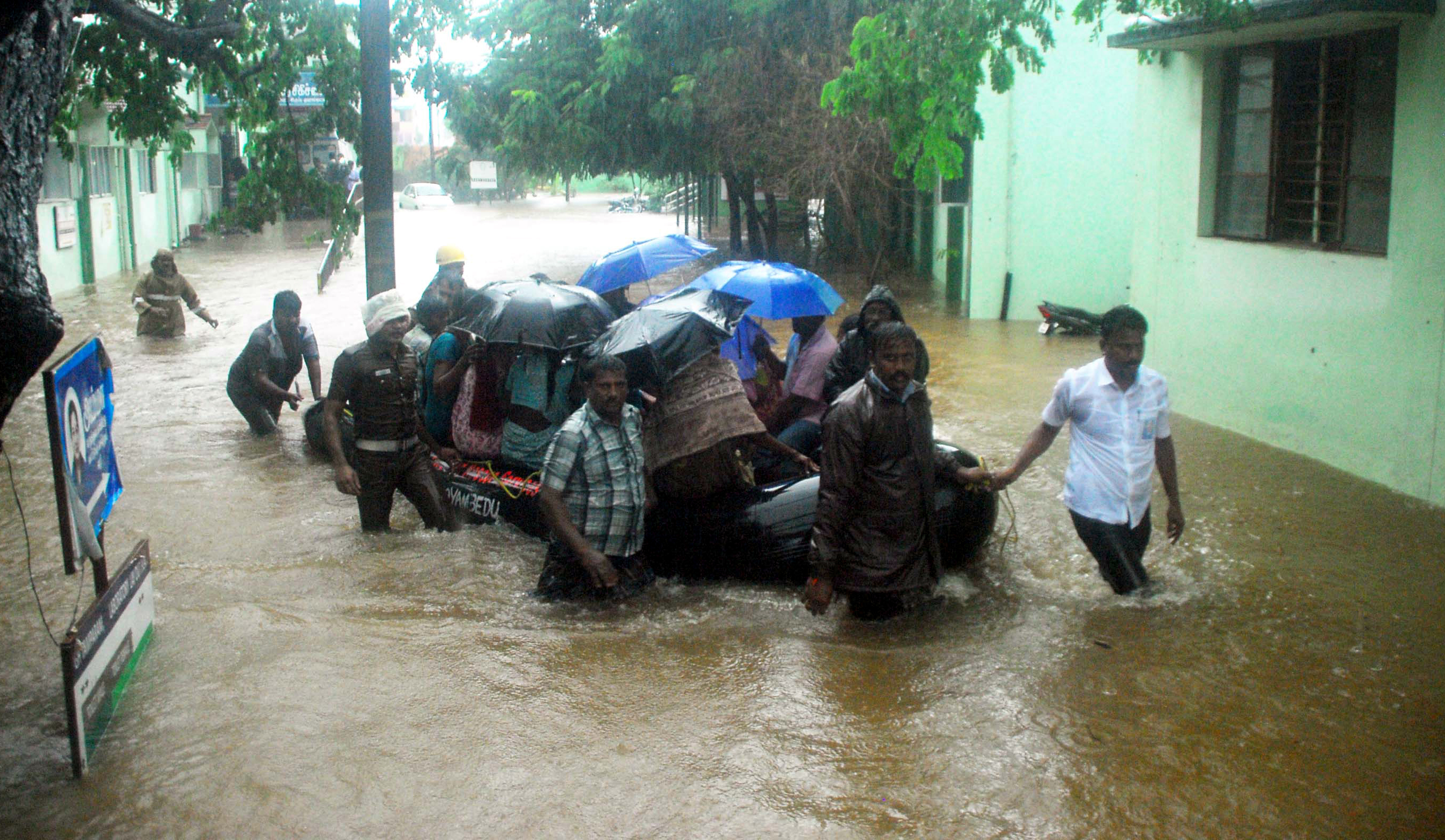 INDIA-WEATHER-RAIN