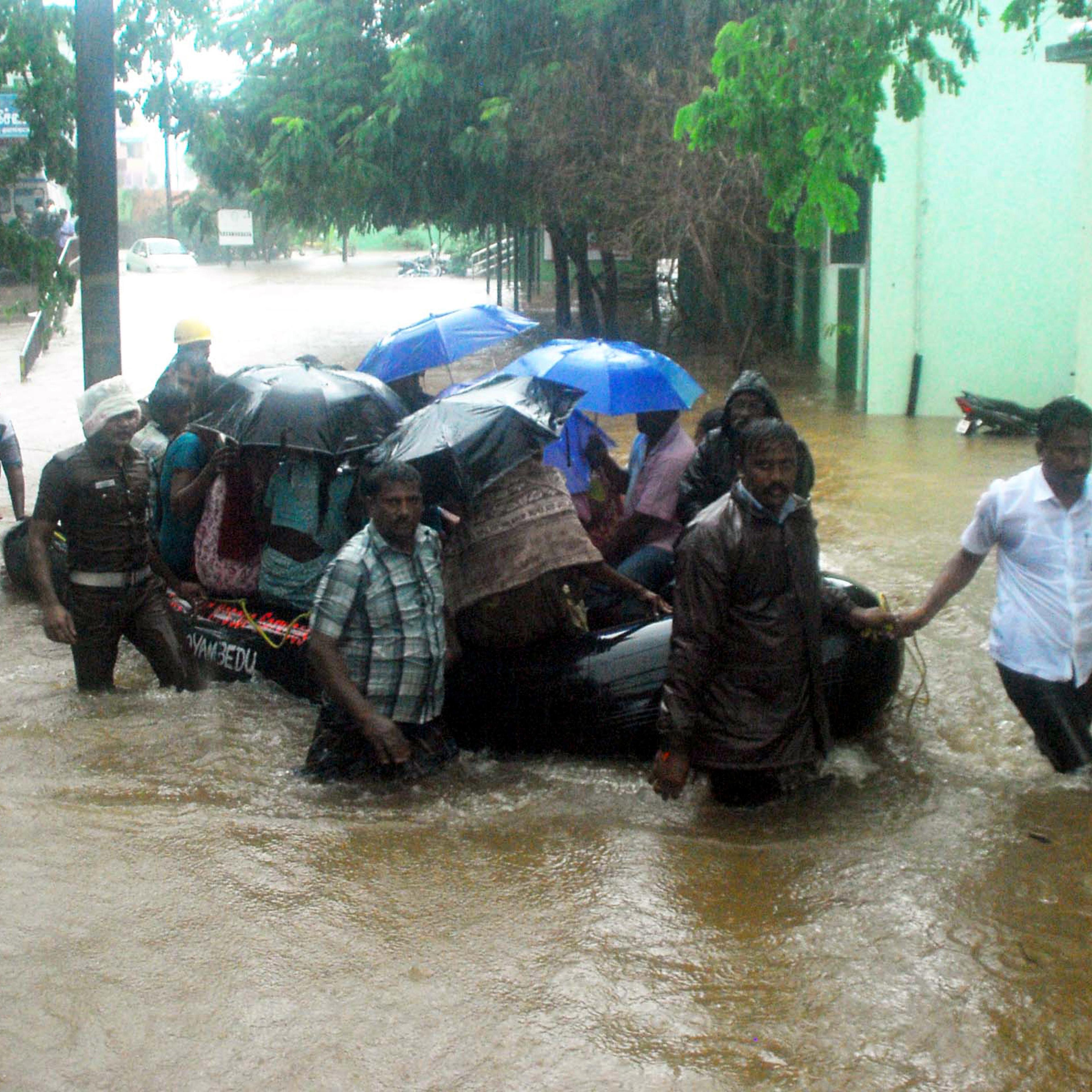 INDIA-WEATHER-RAIN