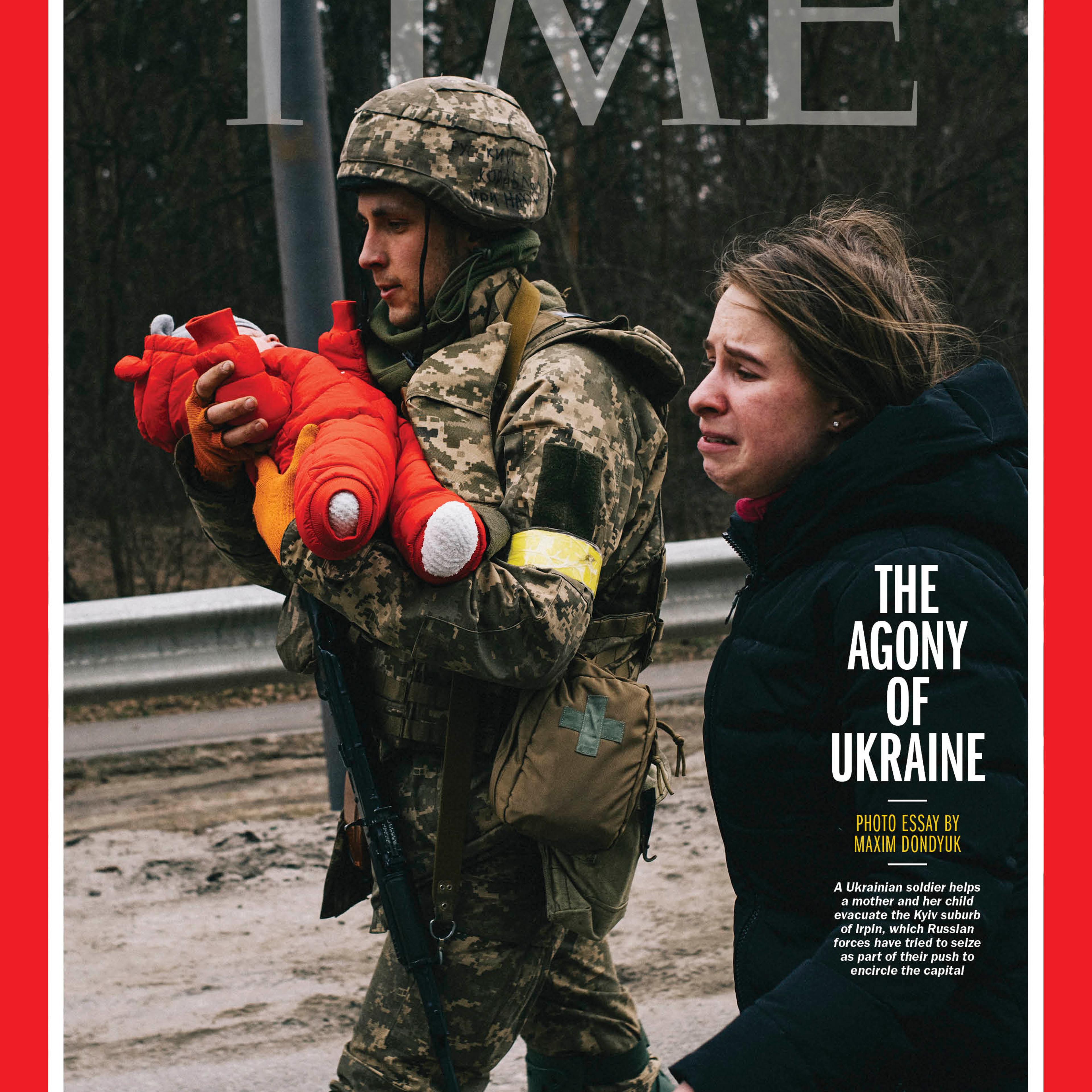 The Agony of Ukraine Maxim Time Magazine cover
