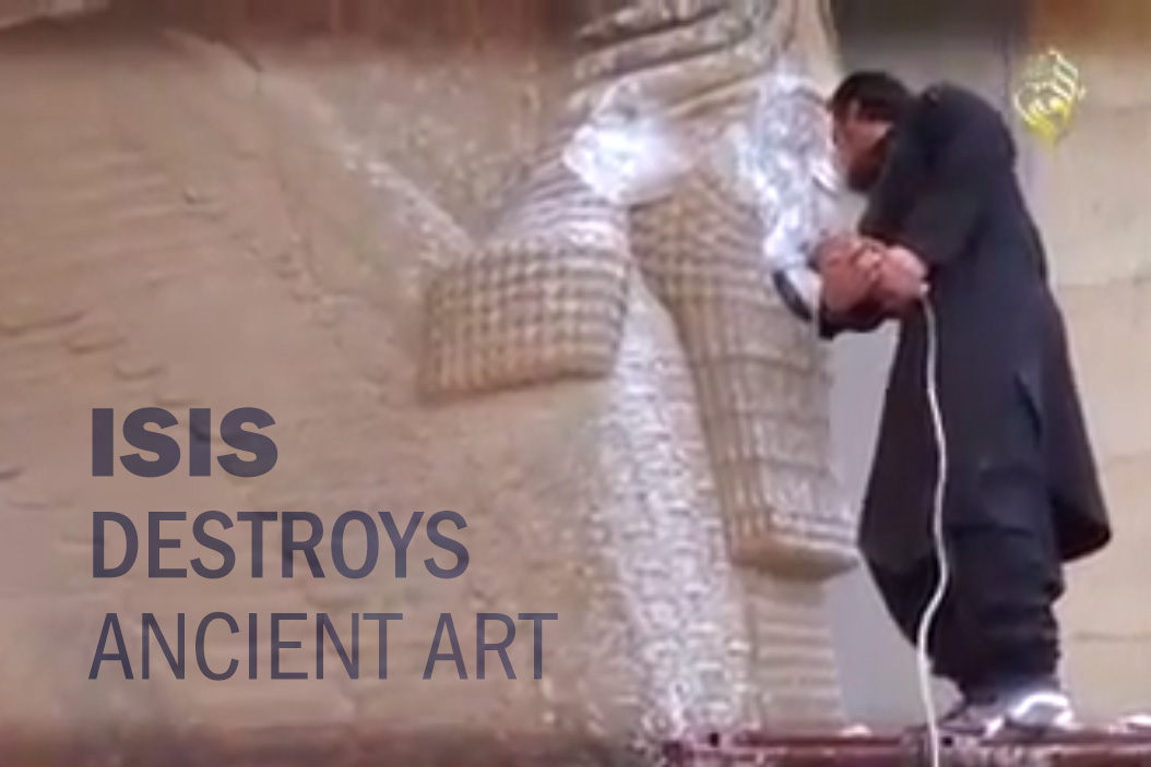 ISIS destroys ancient art