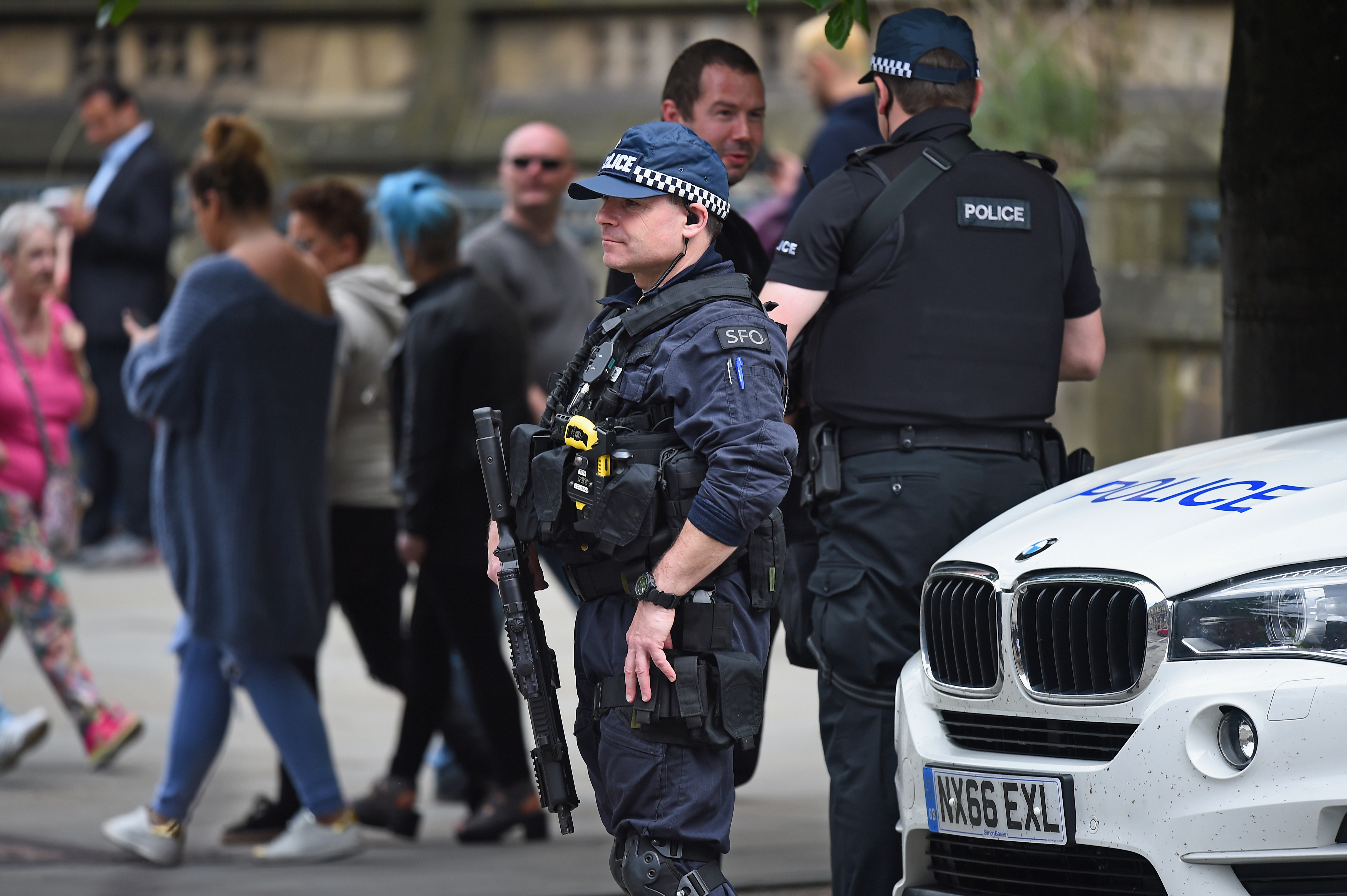 Floral Tributes Are Left For The Victims Of The Manchester Arena Terrorist Attack