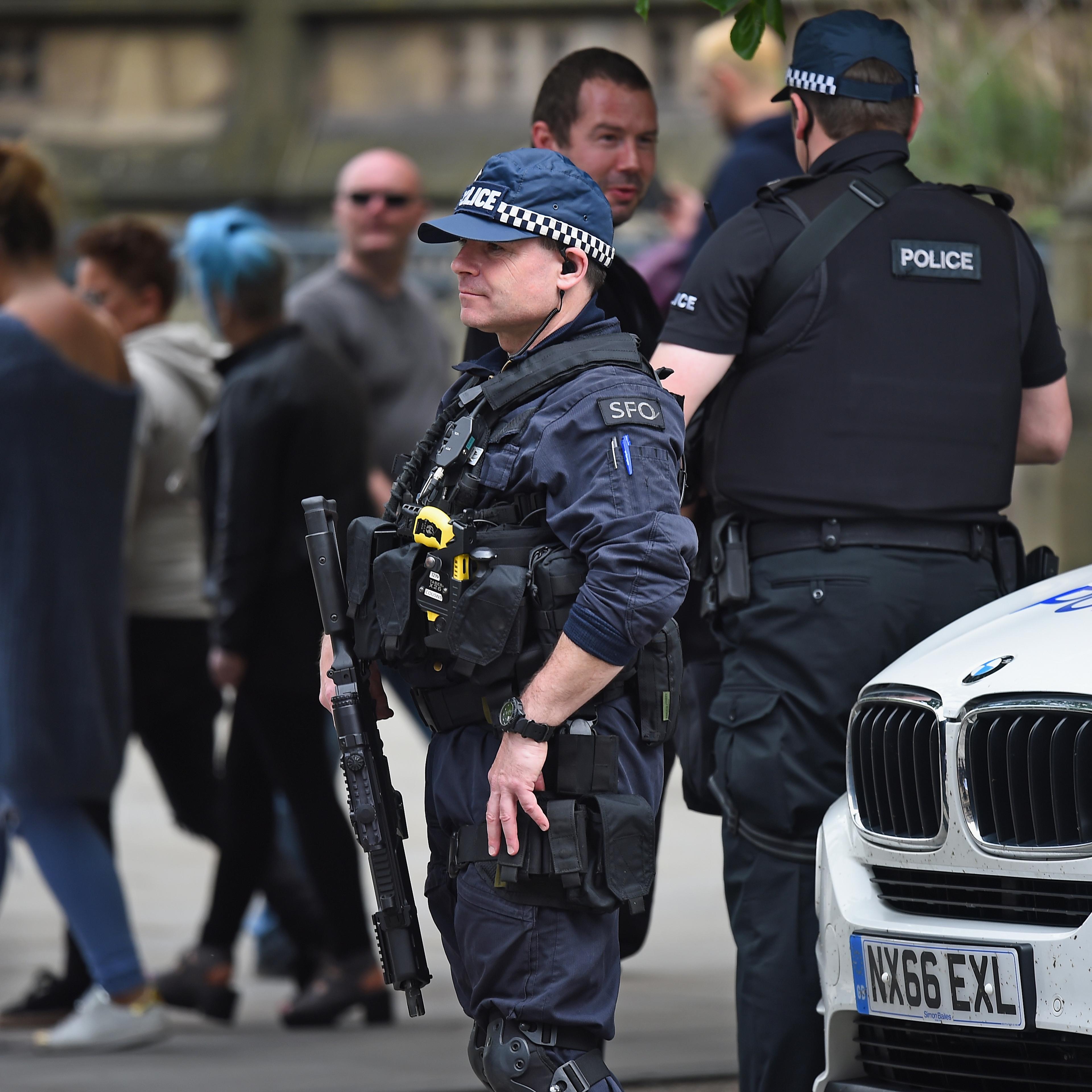 Floral Tributes Are Left For The Victims Of The Manchester Arena Terrorist Attack