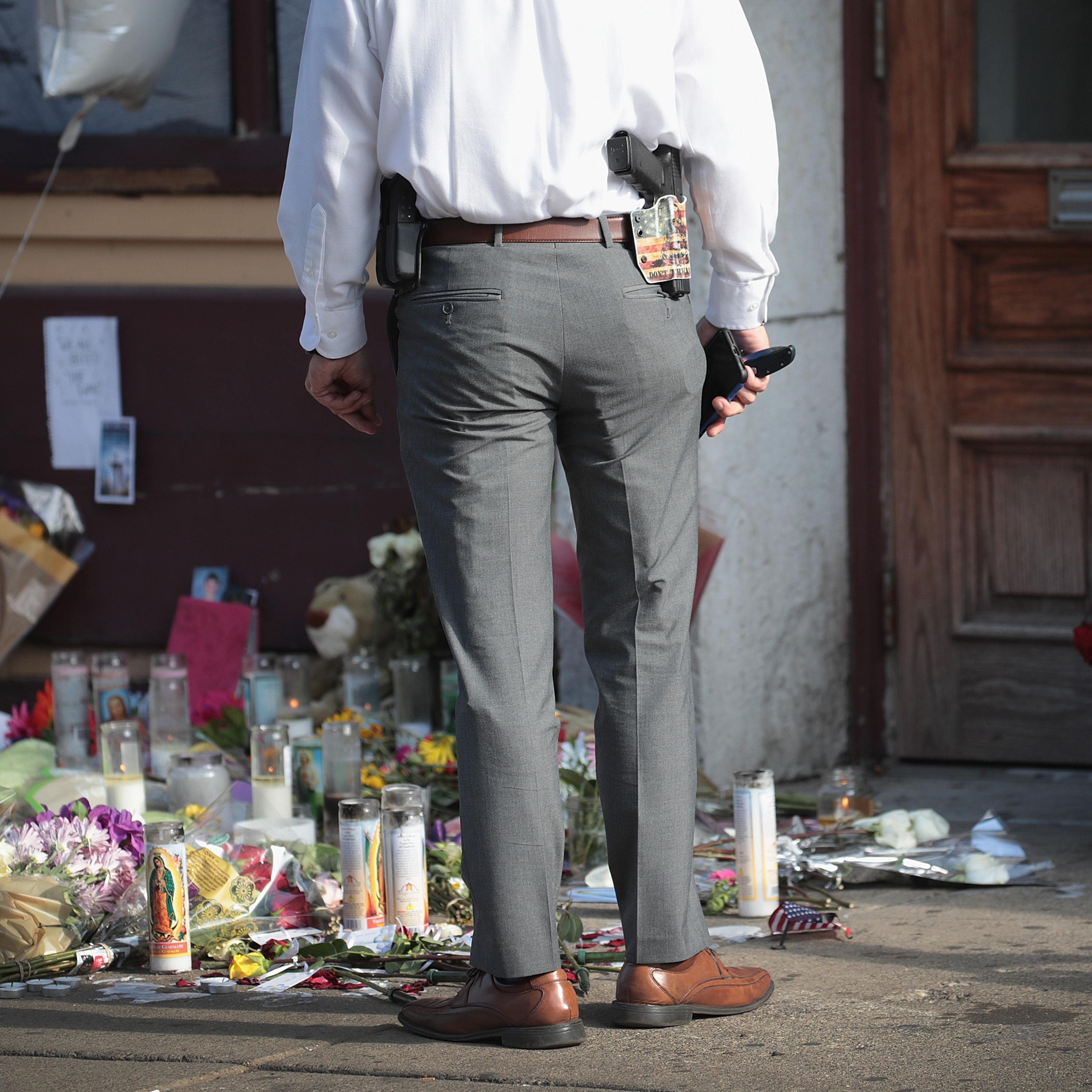 Detective Investigates Dayton, Ohio Shooting Scene
