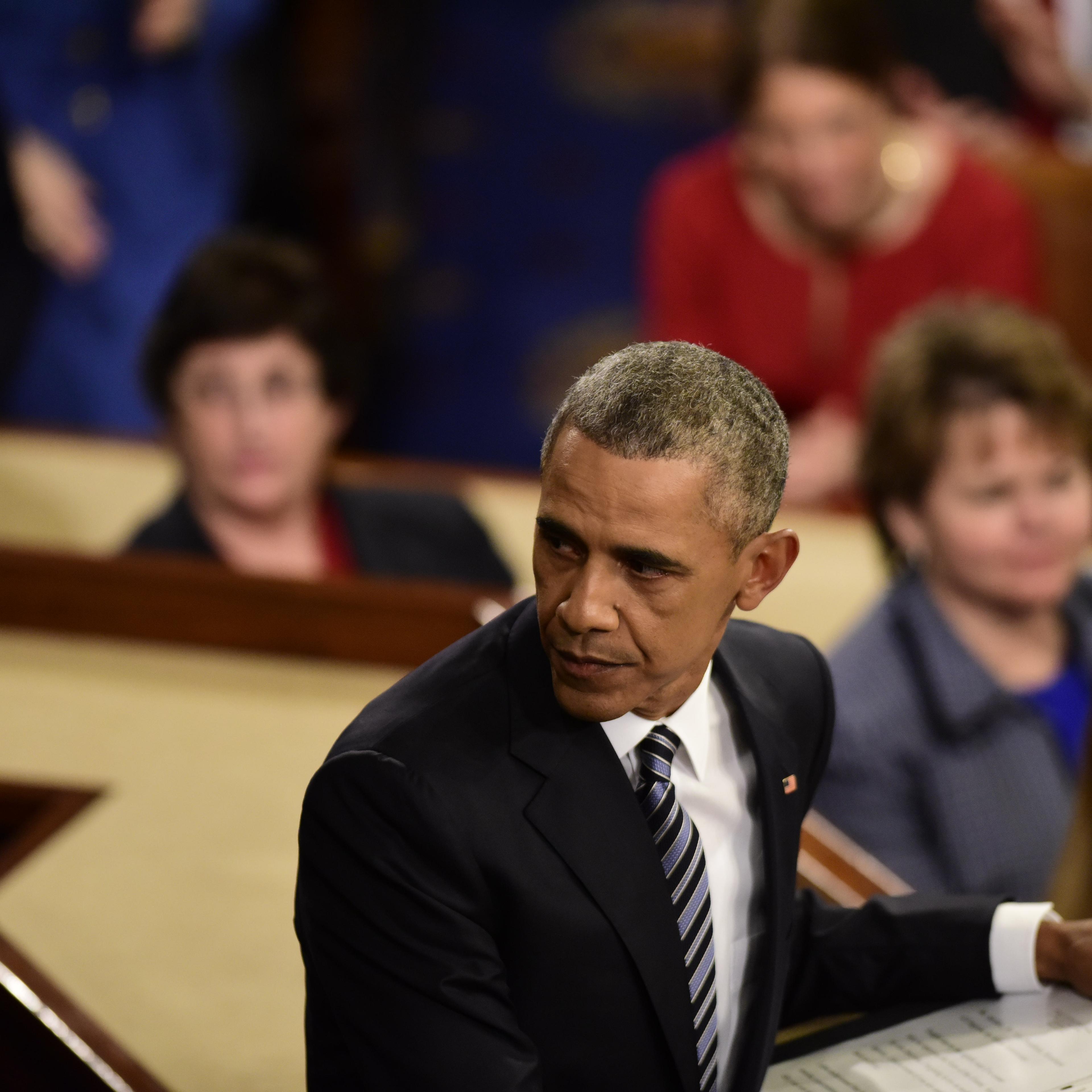 President Barack Obama Delivers His State Of The Union Address