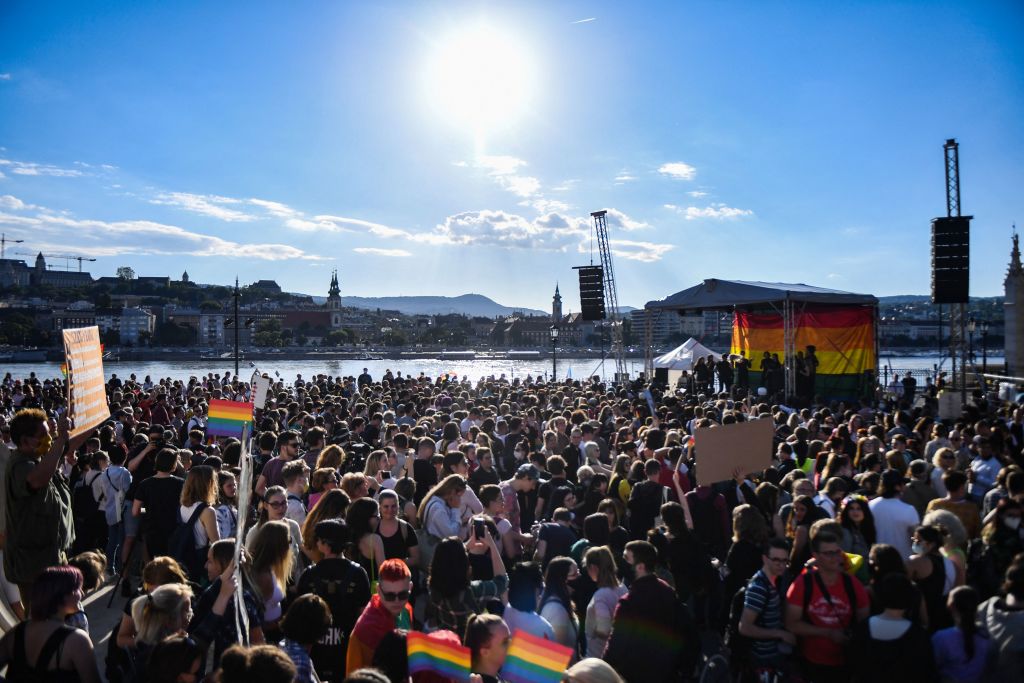 HUNGARY-POLITICS-LGBT-RIGHTS-DEMO