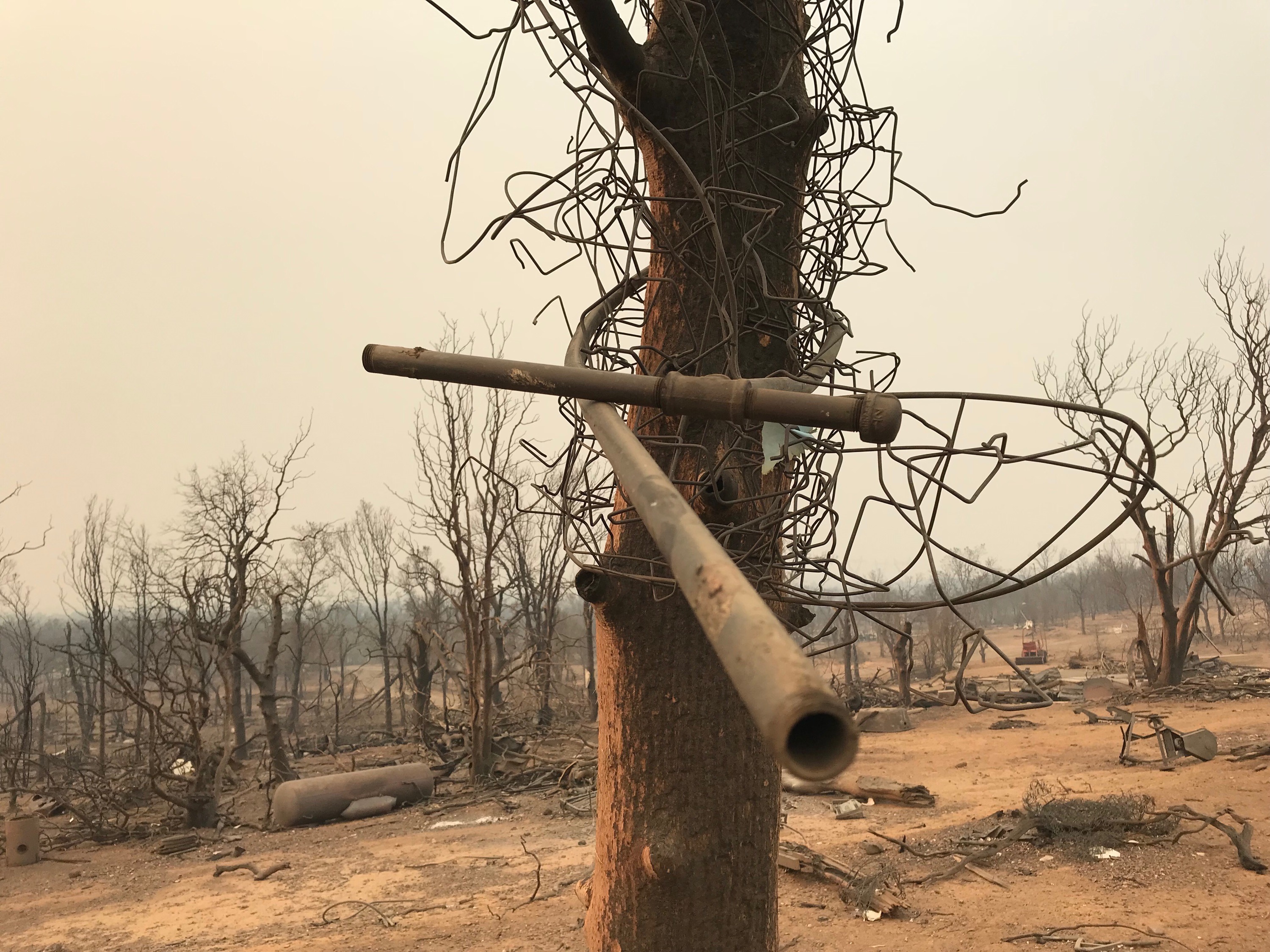 What It Was Like Seeing the Aftermath of a Rare Fire Tornado