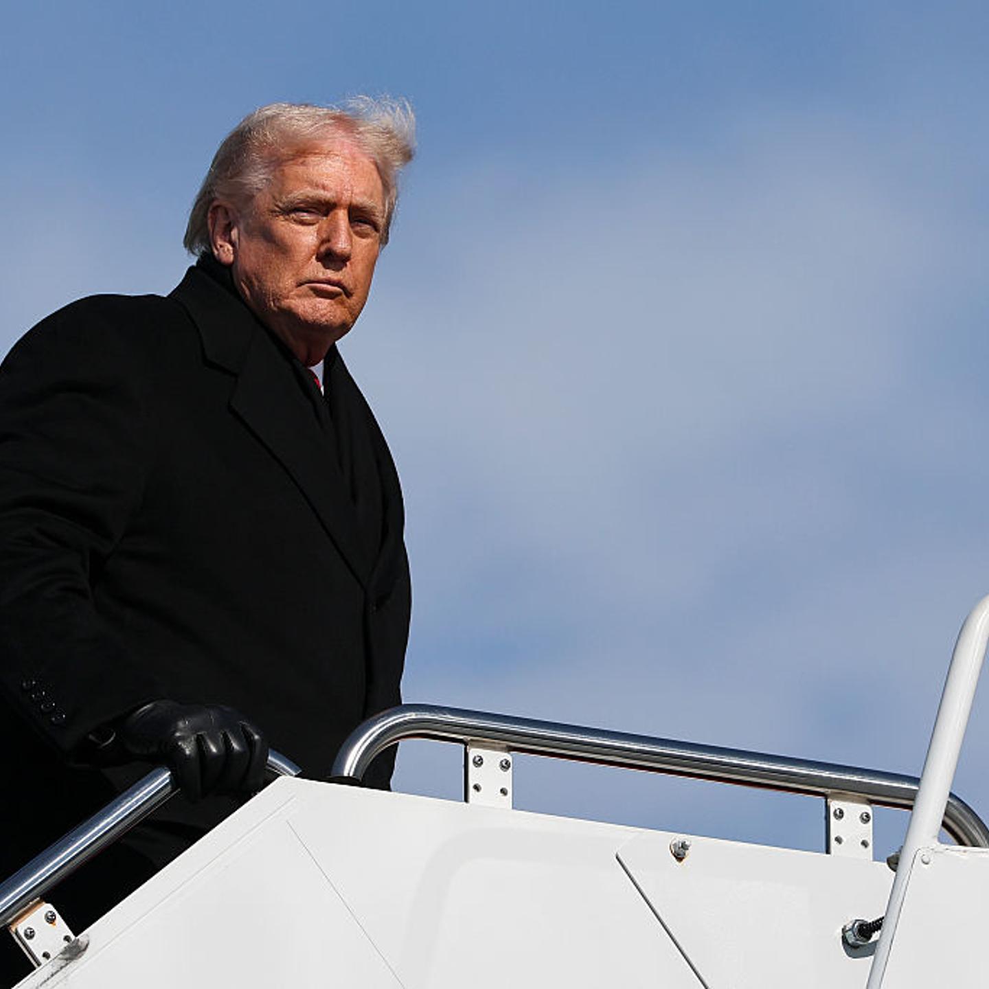 President Trump Departs D.C. En Route To Iowa
