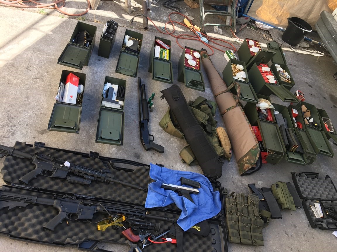 Guns Seized from Marriott Mass Shooting Threat