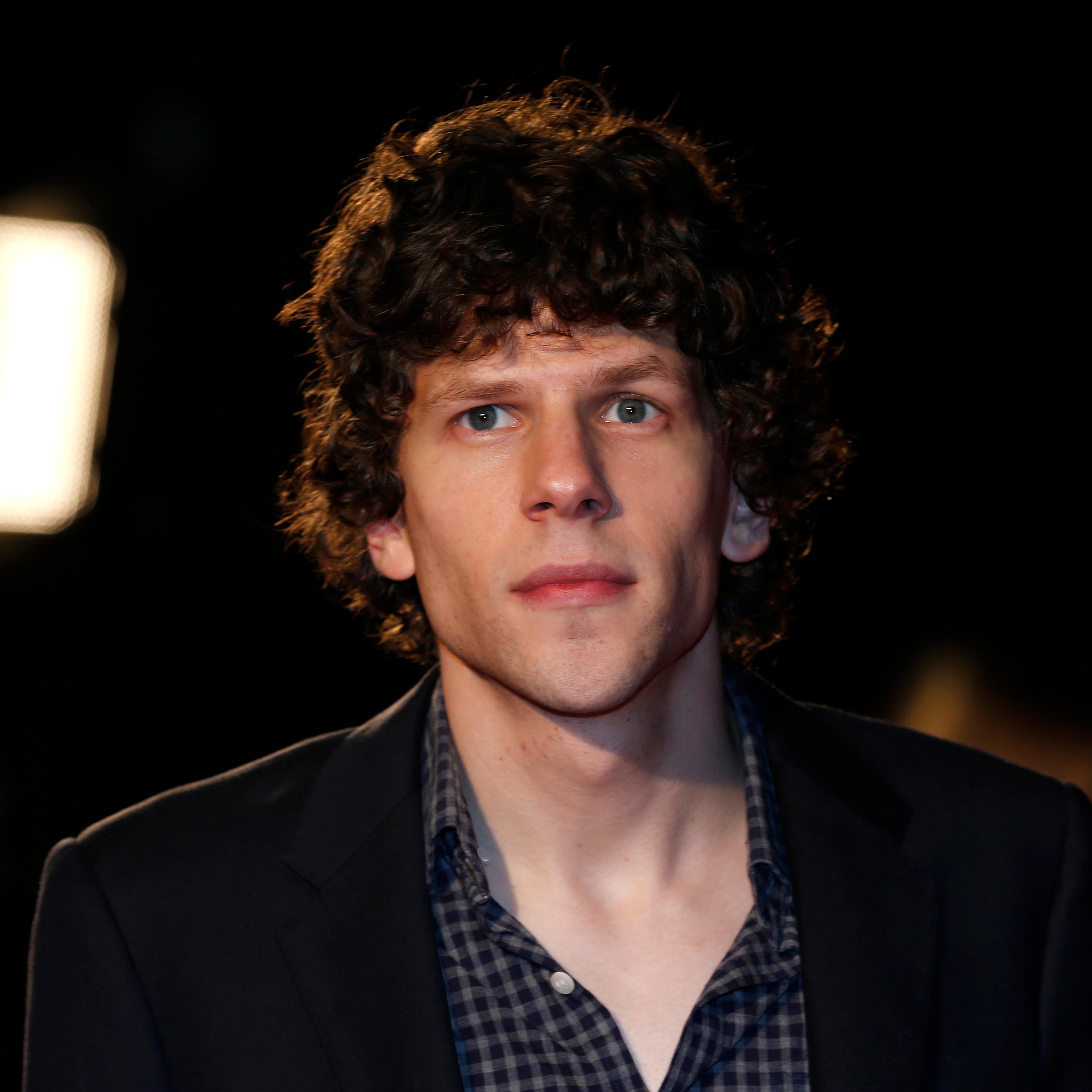 Cast member Eisenberg arrives for the European premiere of "The Double" at the London Film Festival, at the Odeon West End, in central London
