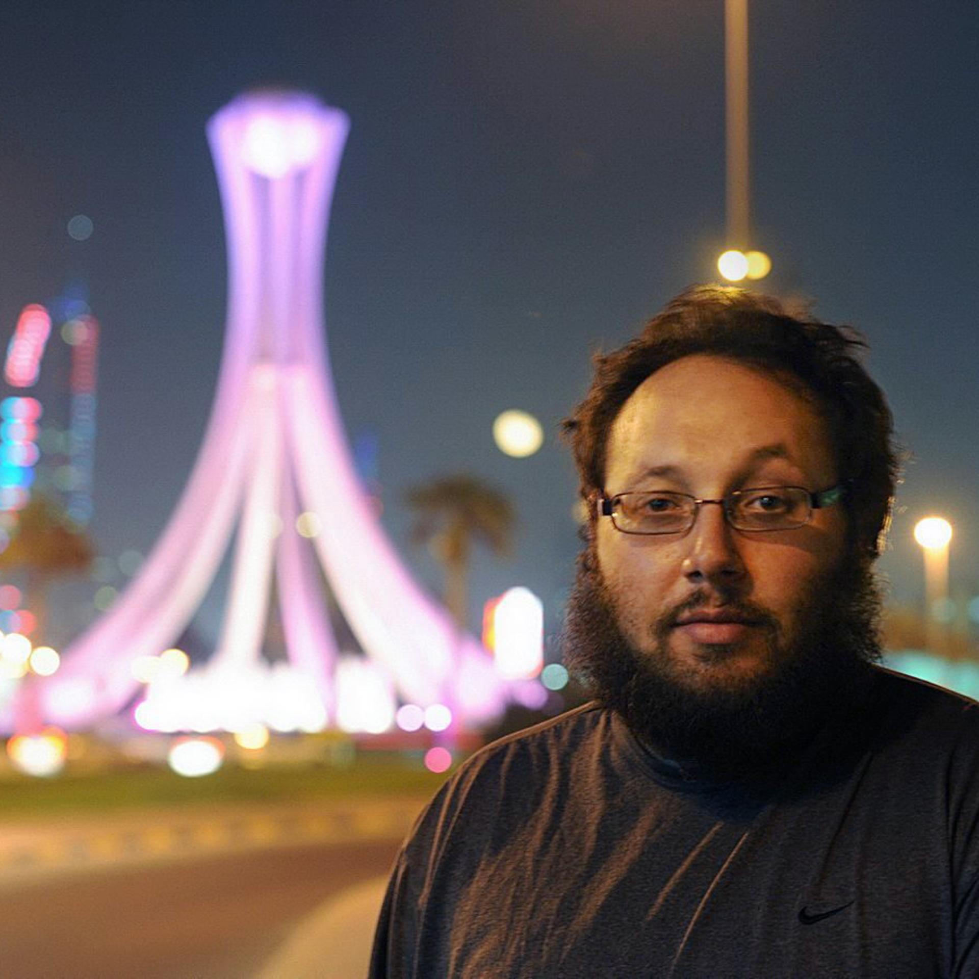 American freelance journalist Steven Sotloff during a work trip in Manama, Bahrain, Oct. 26, 2010.