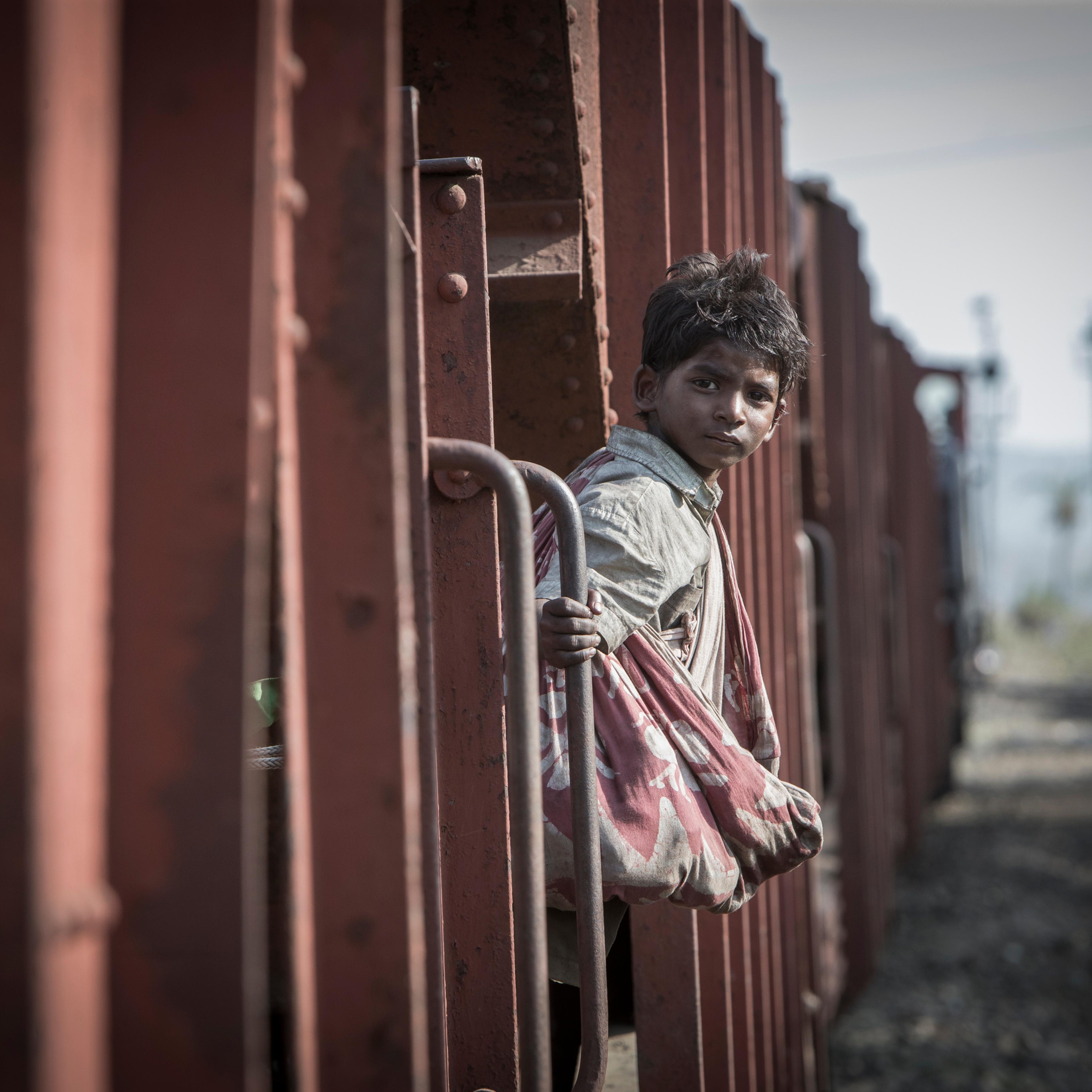 Sunny Pawar stars in LION Photo: Mark Rogers