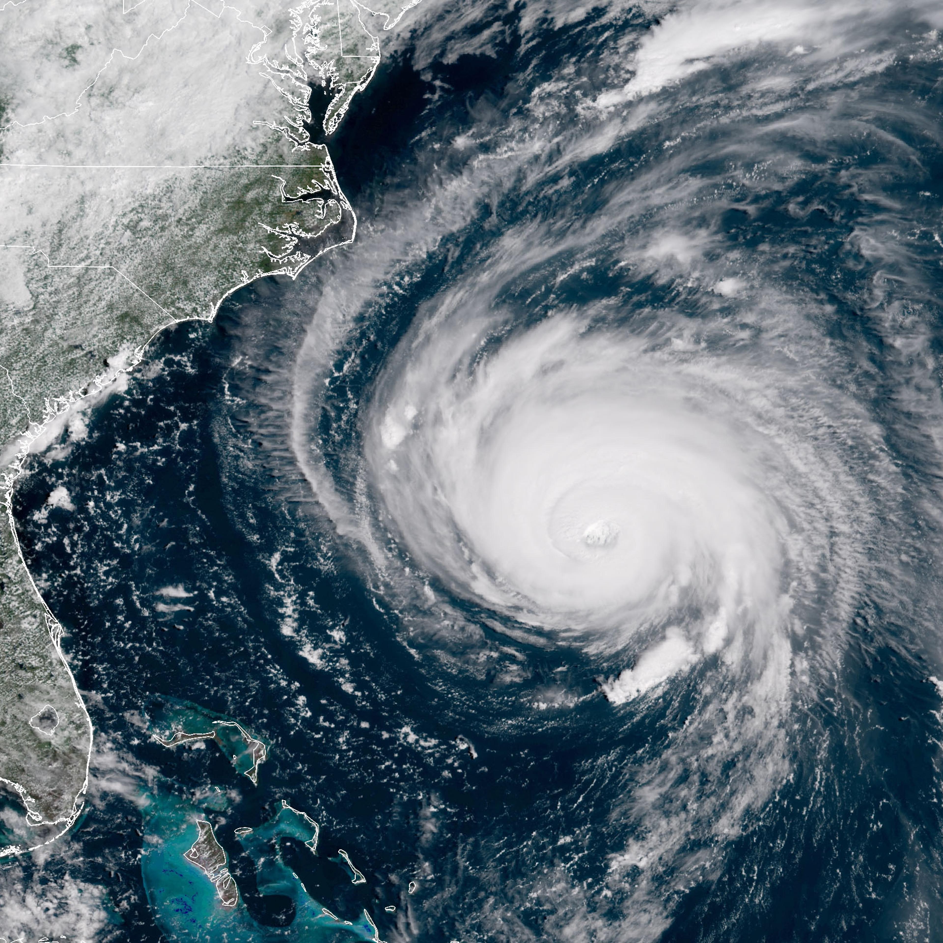 Hurricane Florence Bears Down on U.S. East Coast