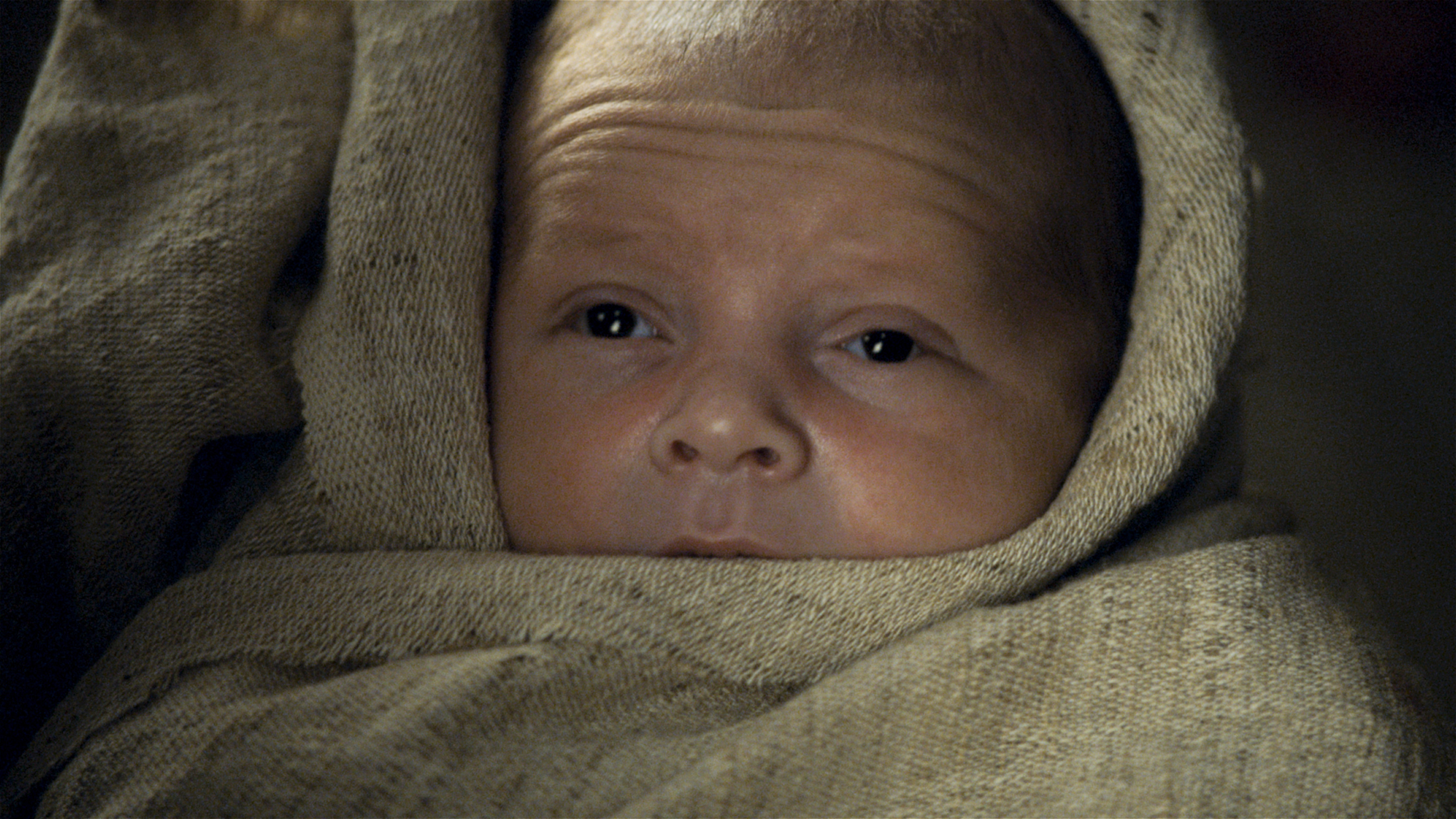 Jon Snow as a baby on Game of Thrones
