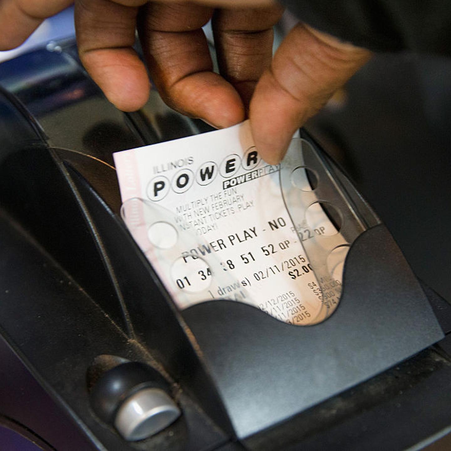 An estimated $450 million Powerball jackpot is up for grabs