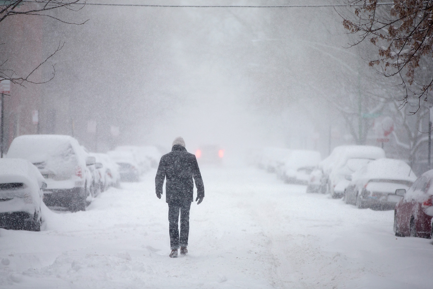 Major Winter Storm Pounds Chicago Area