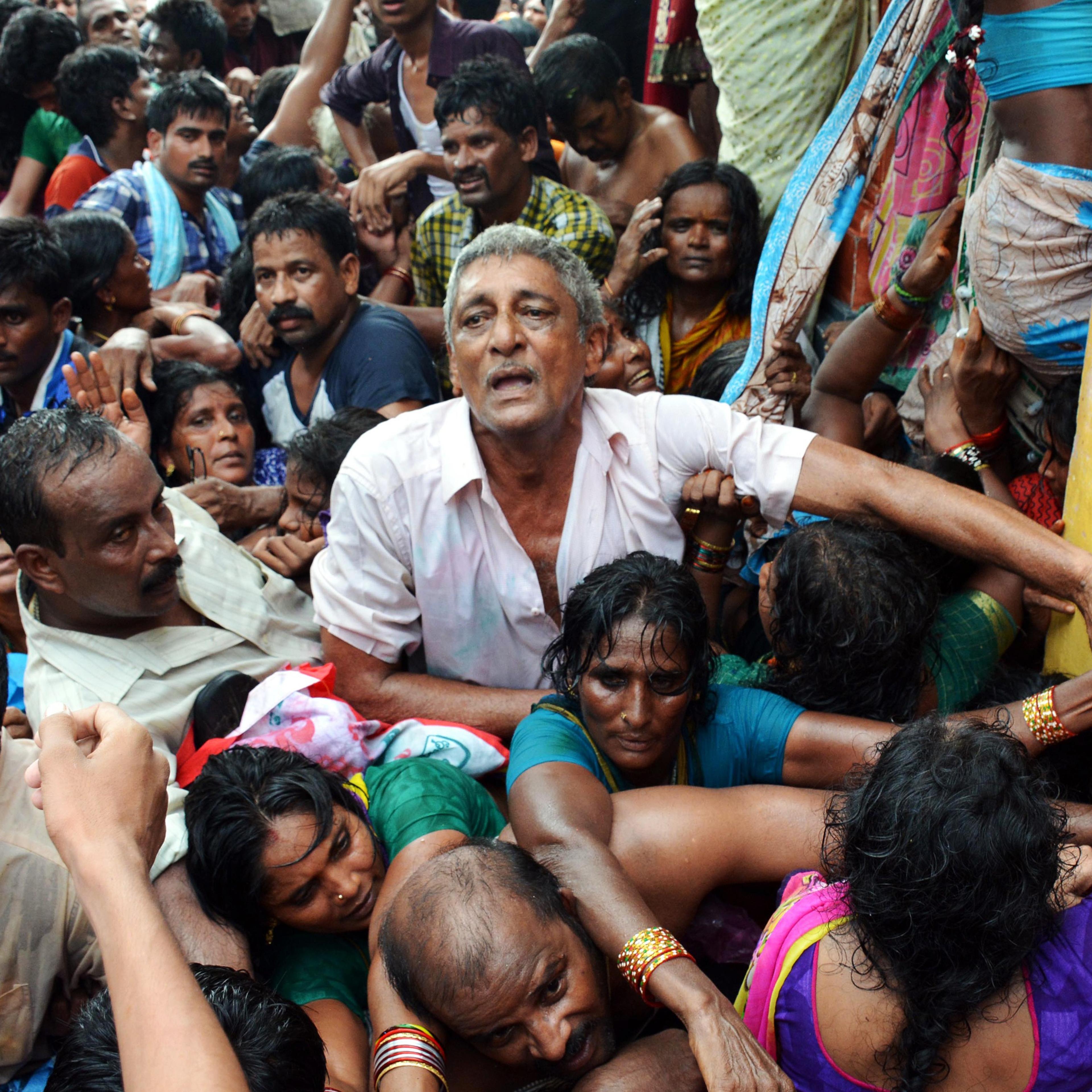 INDIA-RELIGION-STAMPEDE