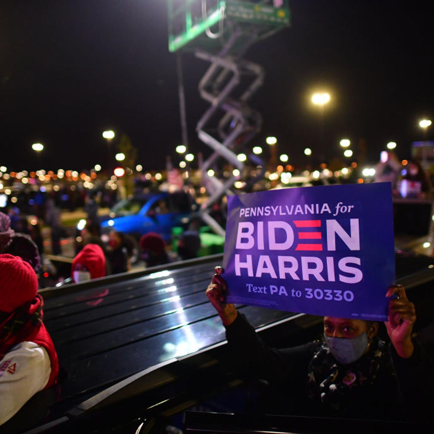 Kamala Harris Campaigns In Pennsylvania On Eve Of Election Day