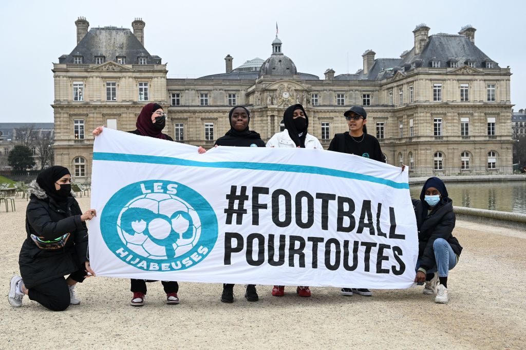 FRANCE-POLITICS-RELIGION-DEMO-HIJAB