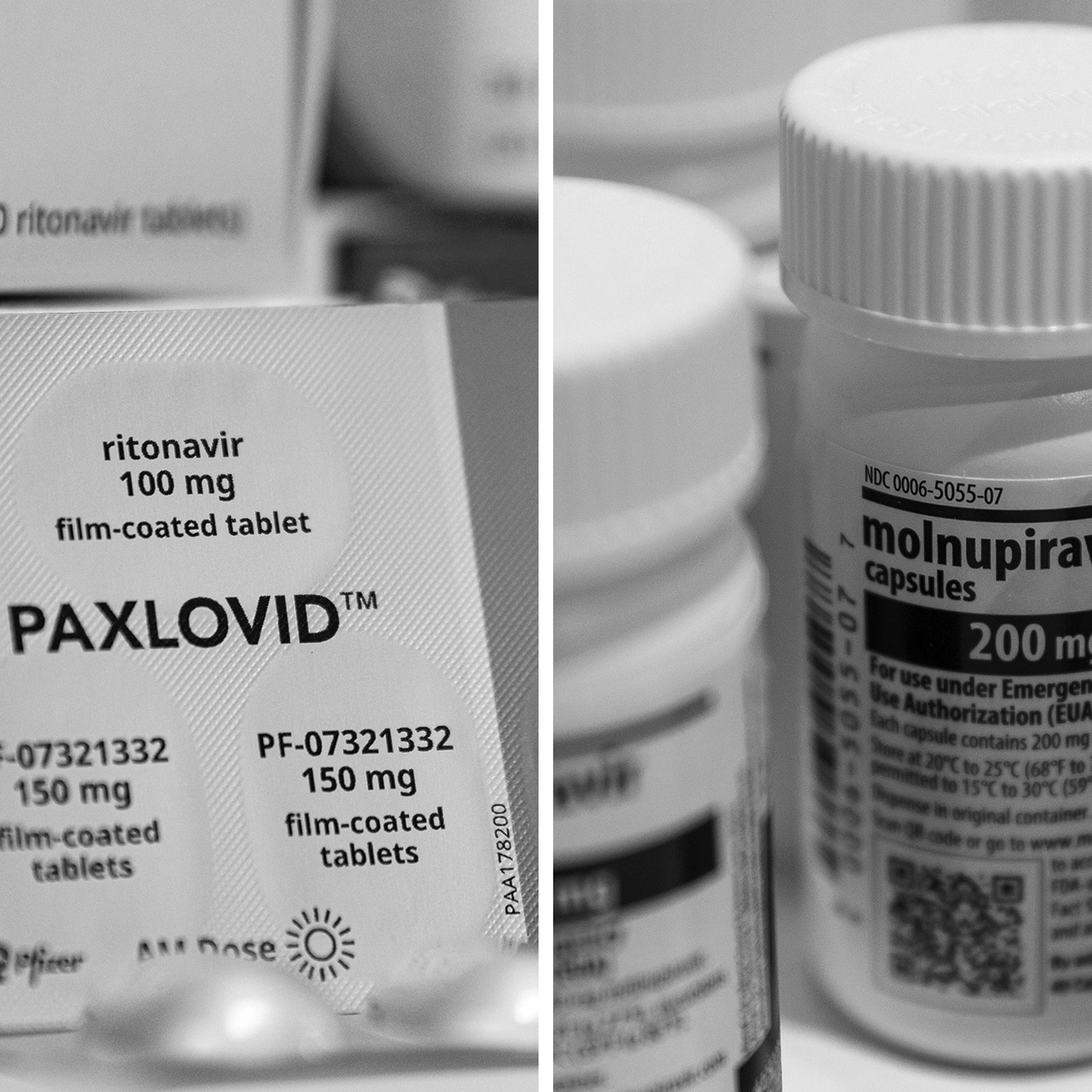 Pfizer's paxlovid drug and Merck's molnupiravir.