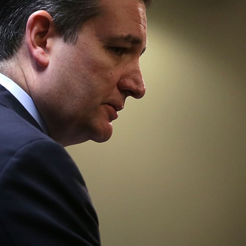Republican Presidential Candidate Ted Cruz Speaks On National Security At The Heritage Foundation