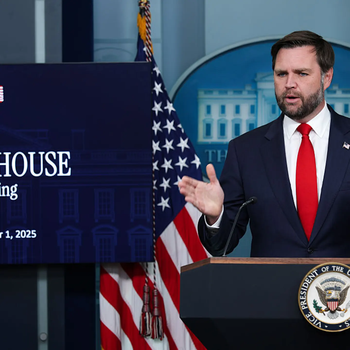Press Secretary Karoline Leavitt Holds White House Media Briefing