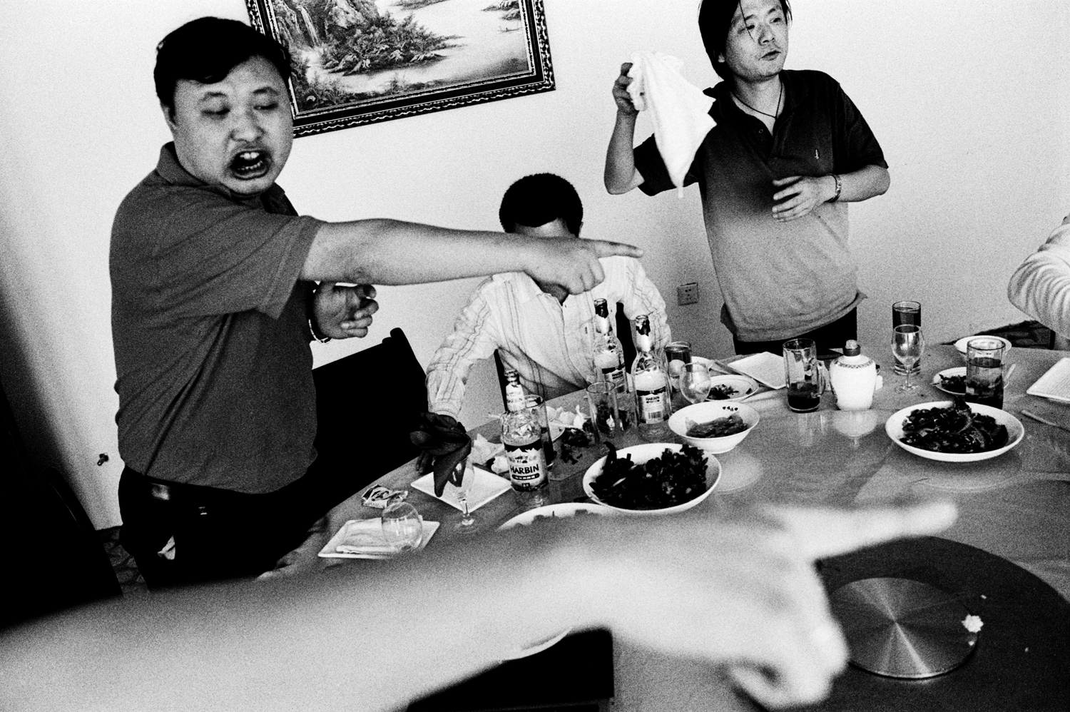Old friends at lunch. 2008.