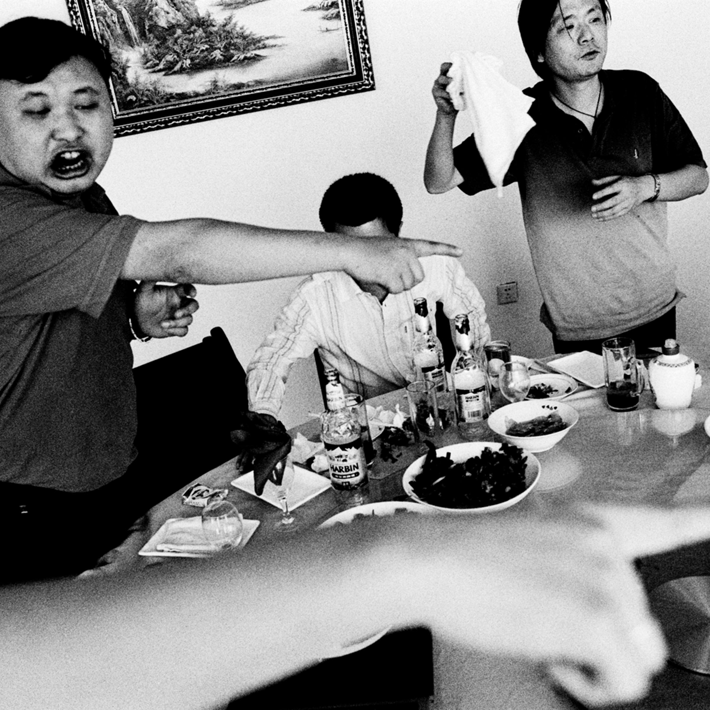 Old friends at lunch. 2008.